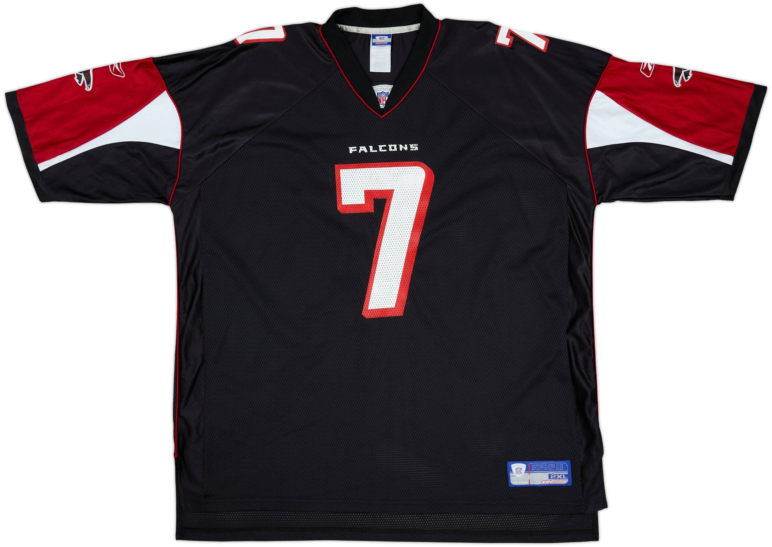 2003-04 Atlanta Falcons Vick #7 Reebok On Field Alternate Jersey
