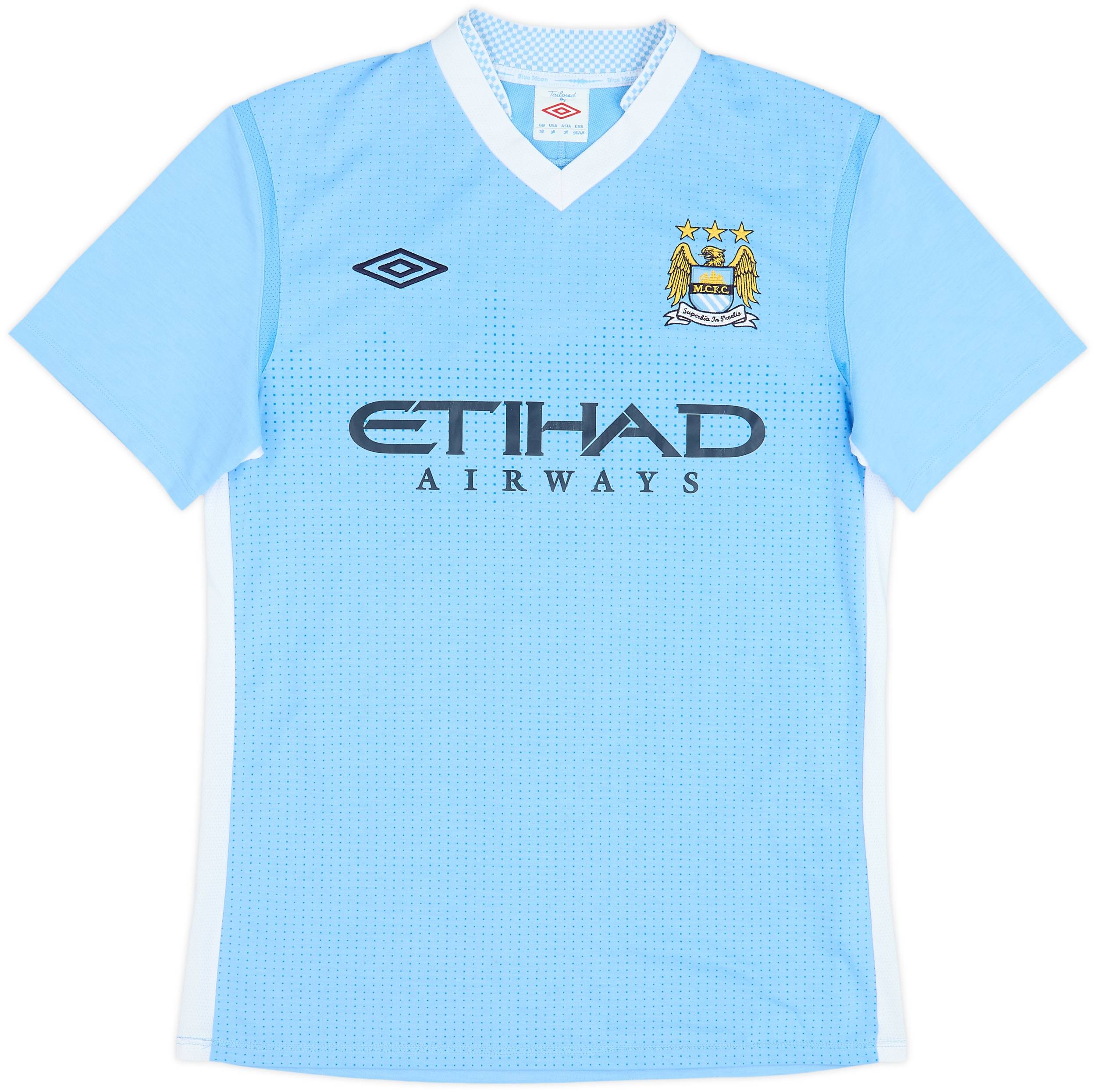 2011-12 Manchester City Home Shirt Kun Aguero #16 - 6/10 - (M)