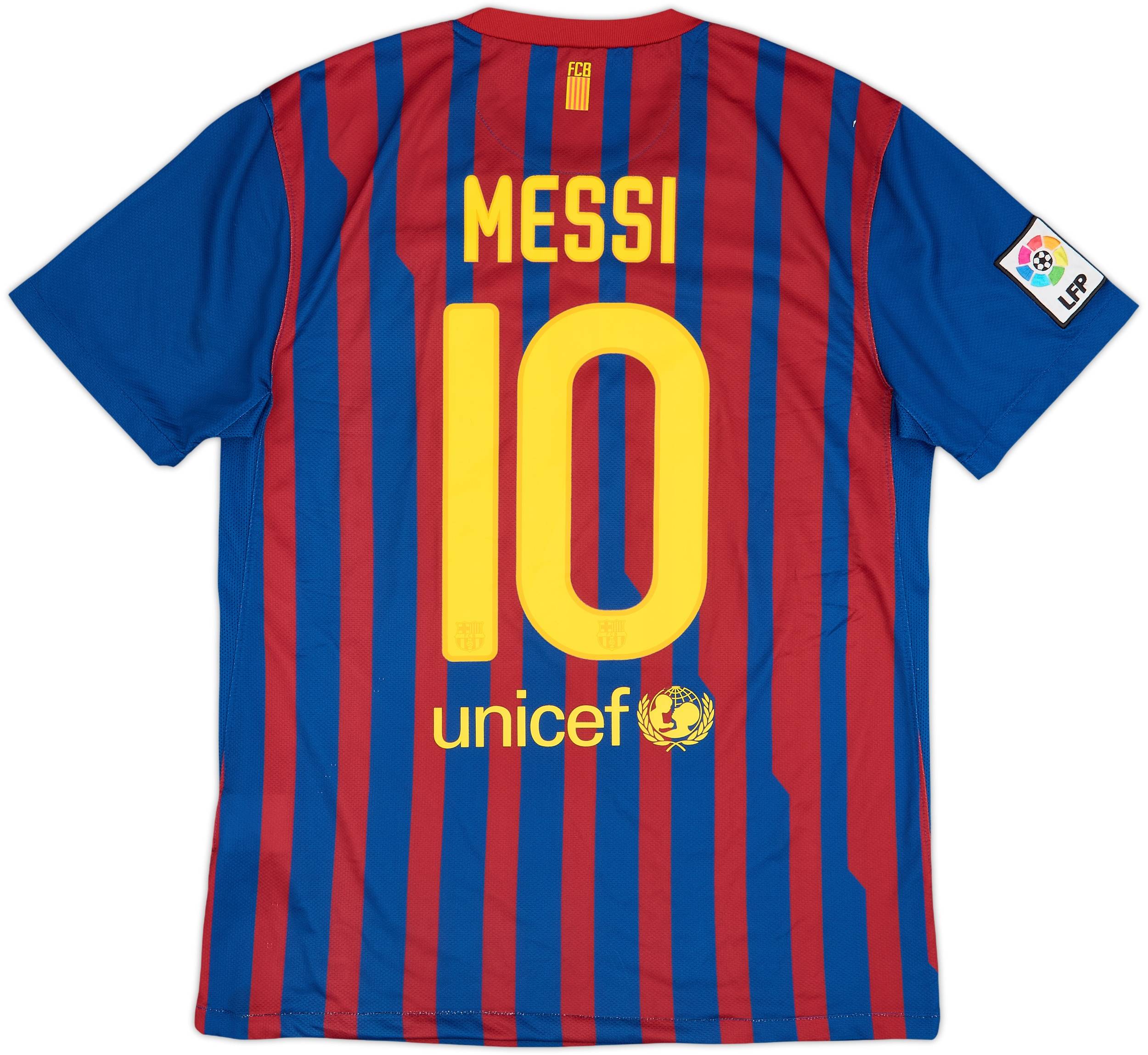 2011-12 Barcelona Home Shirt Messi #10 - 6/10 - (M)