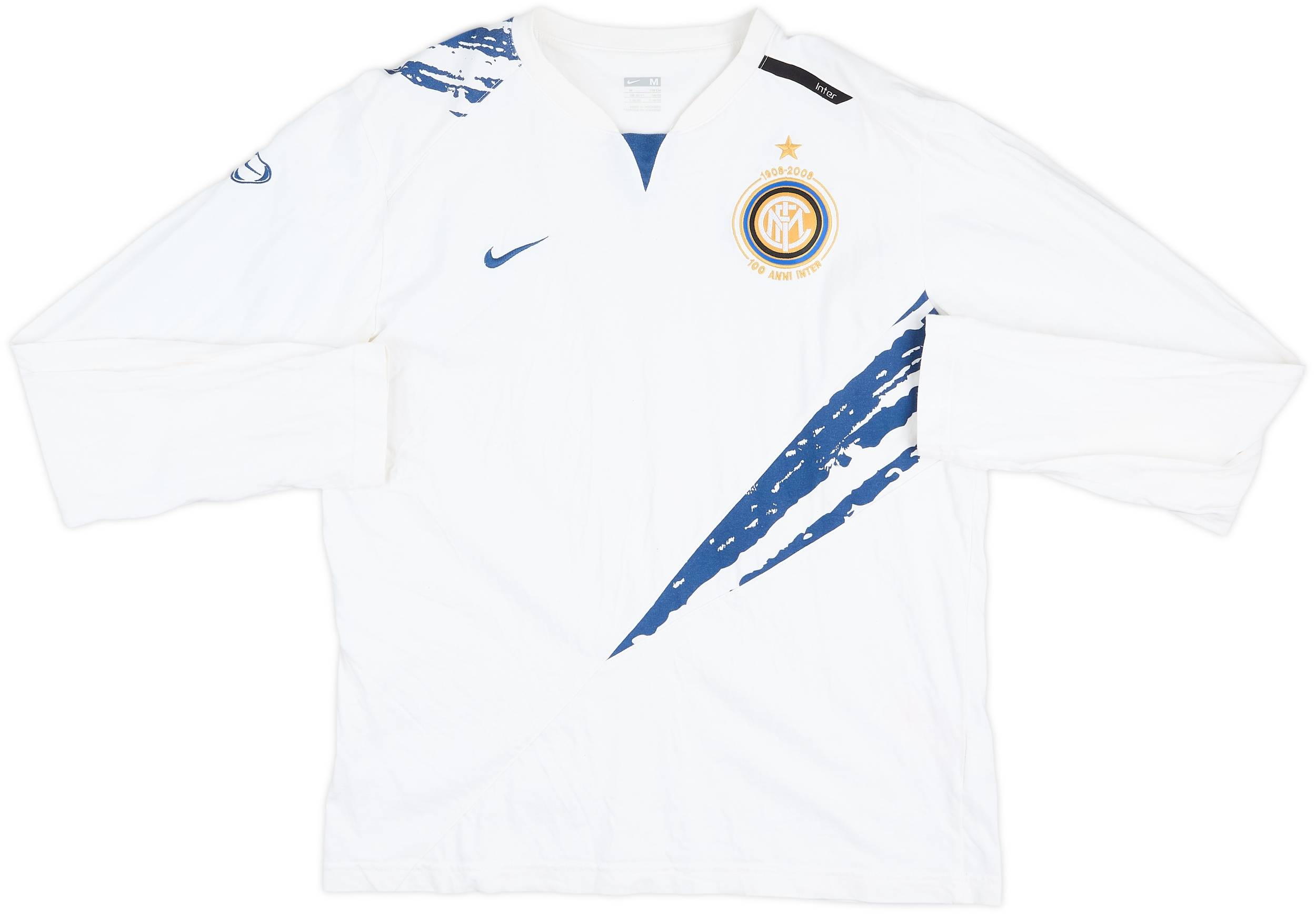 2007-08 Inter Milan Nike Cotton Tee - 7/10 - (M)