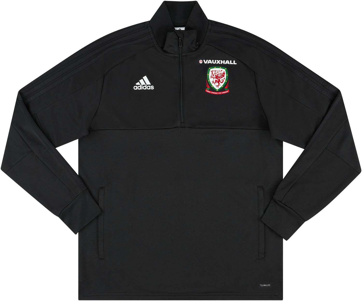 2018-19 Wales Player Issue 1/2 Zip Training Top *As New*
