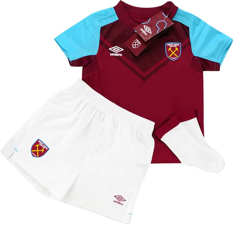 2017-18 West Ham Home Full Kit - NEW - (BABY)