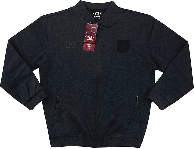 2018-19 West Ham Umbro Blackout Bomber Jacket (KIDS)