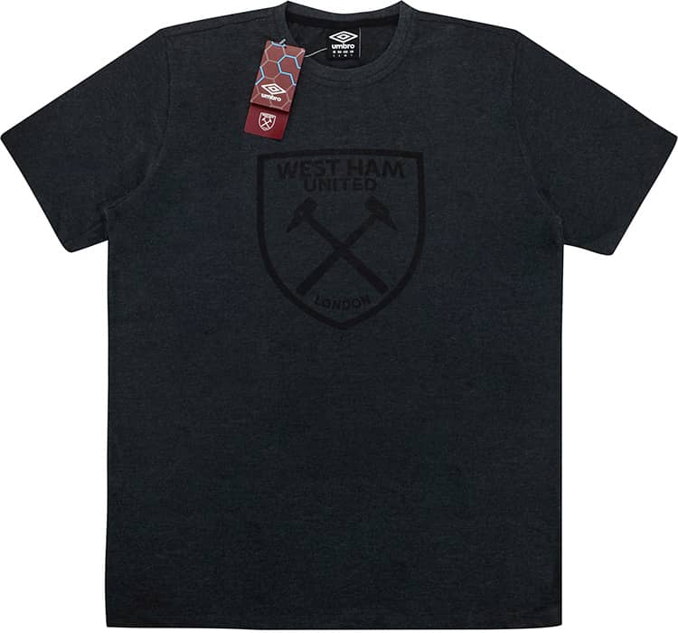 2018-19 West Ham Umbro Blackout Crest Tee (KIDS)