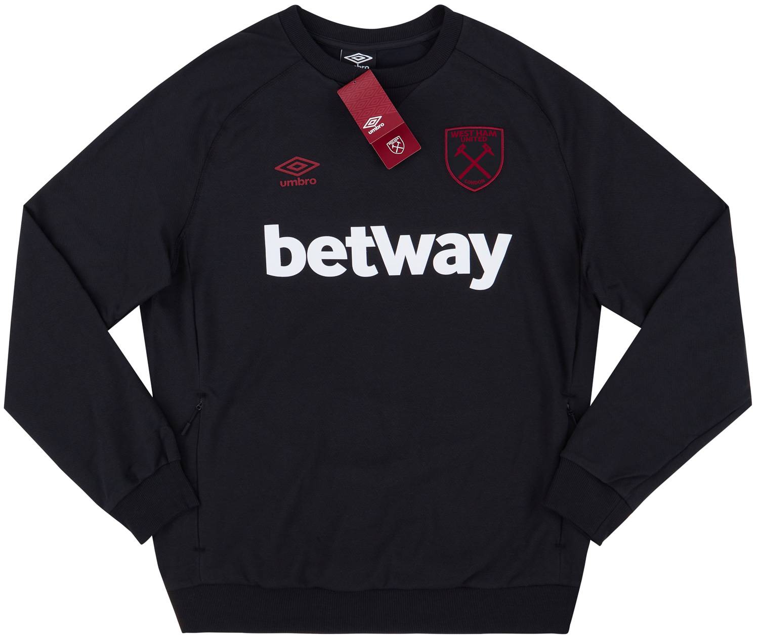 2020-21 West Ham Umbro Training Sweat Top