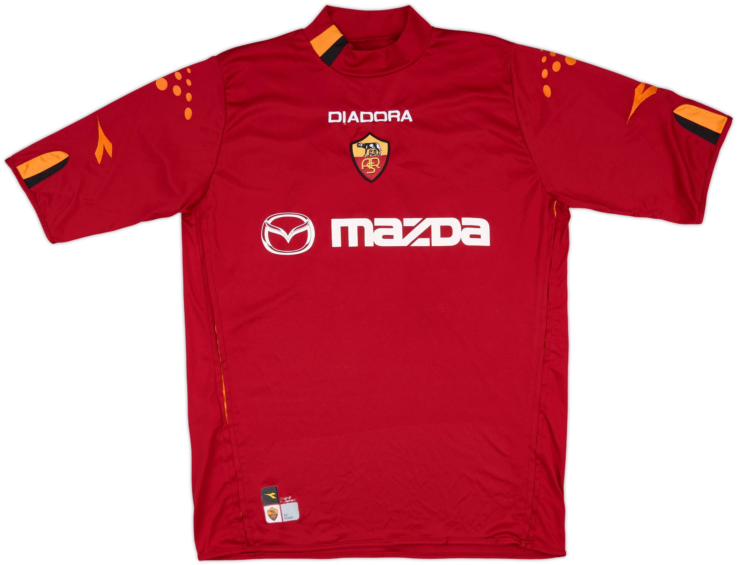 ウェア 04-05 ROMA TOTTI #10 2004-05 Roma Home Shirt Totti #10 - 8/10 - (XL)