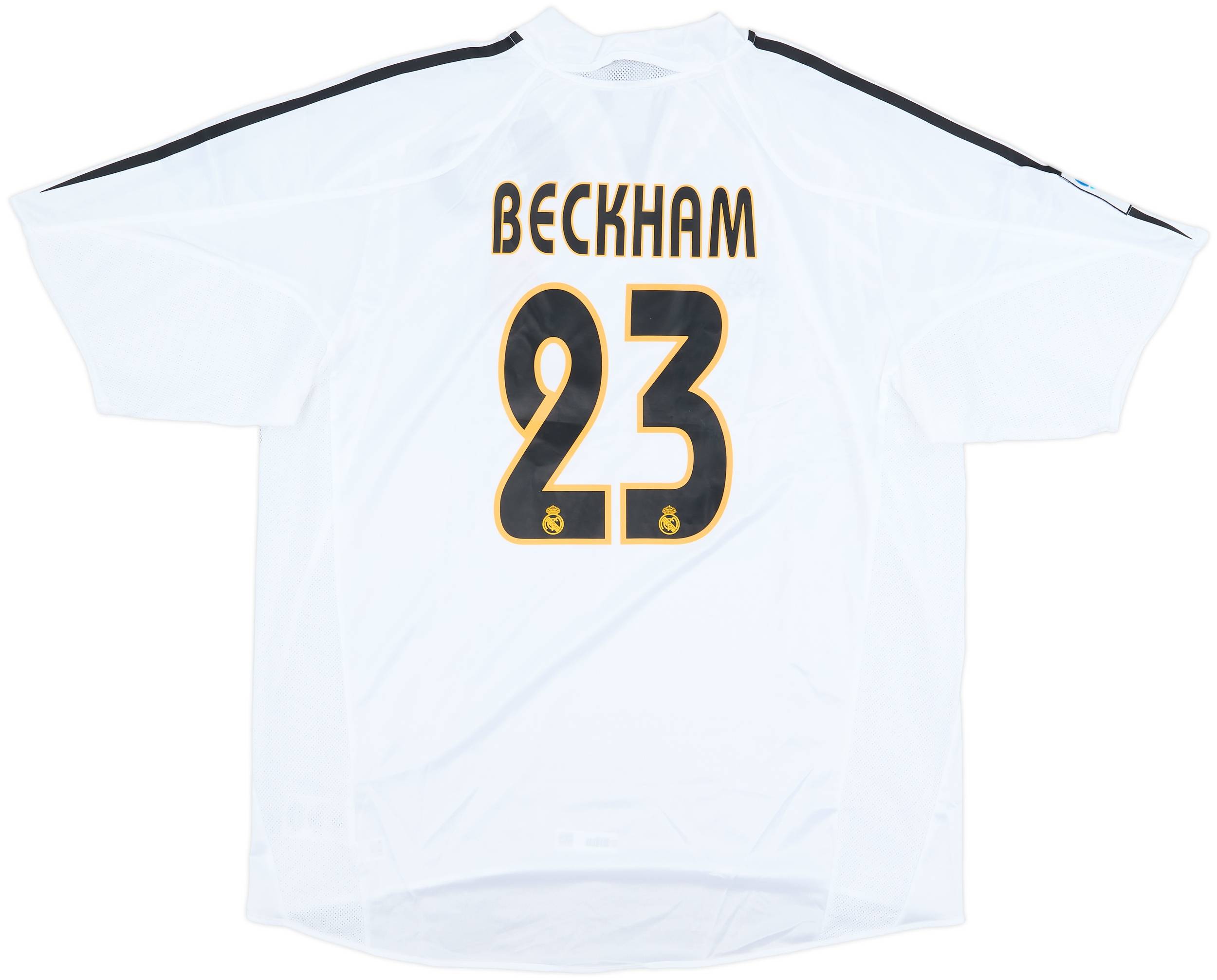  レアル・マドリード BECKHAM 23番シャツ 2004-05 Real Madrid Home Shirt Beckham #23 (XL)