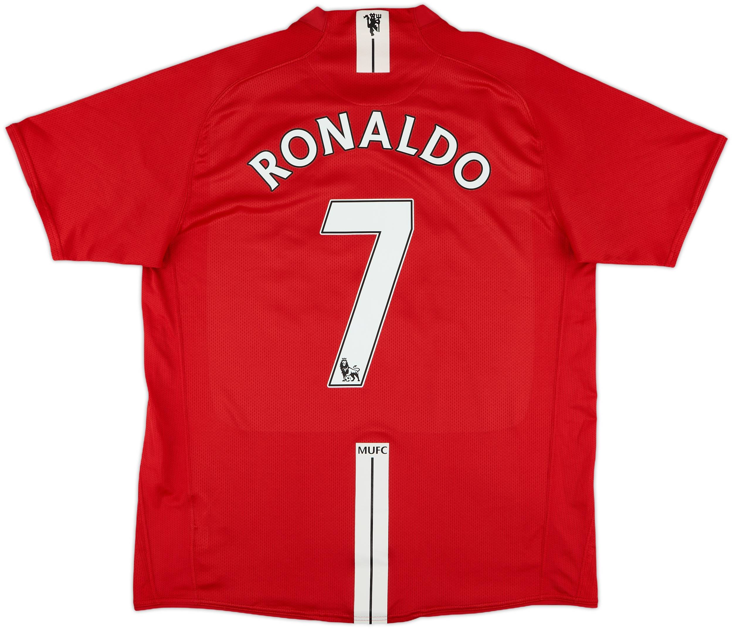 2007-09 Manchester United Home Shirt Ronaldo #7 - 10/10 - (L)