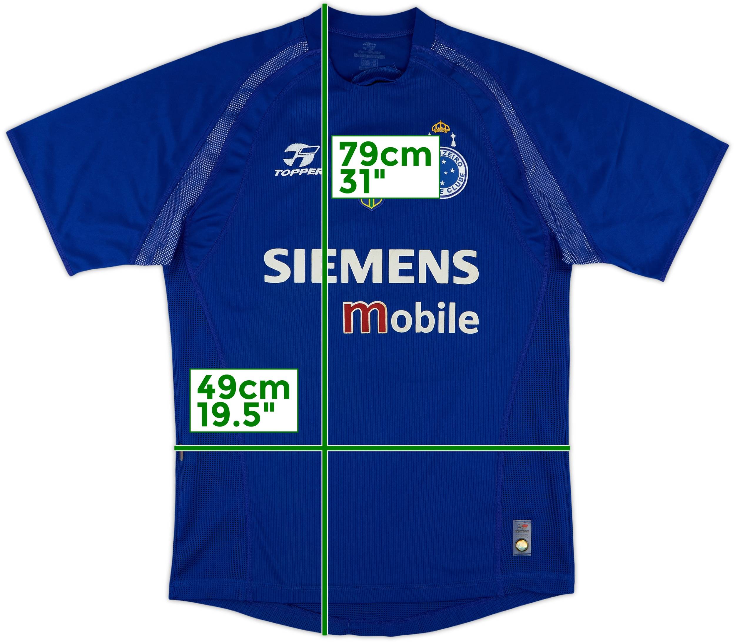 2004 Cruzeiro Home Shirt #7 - 6/10 - (S)