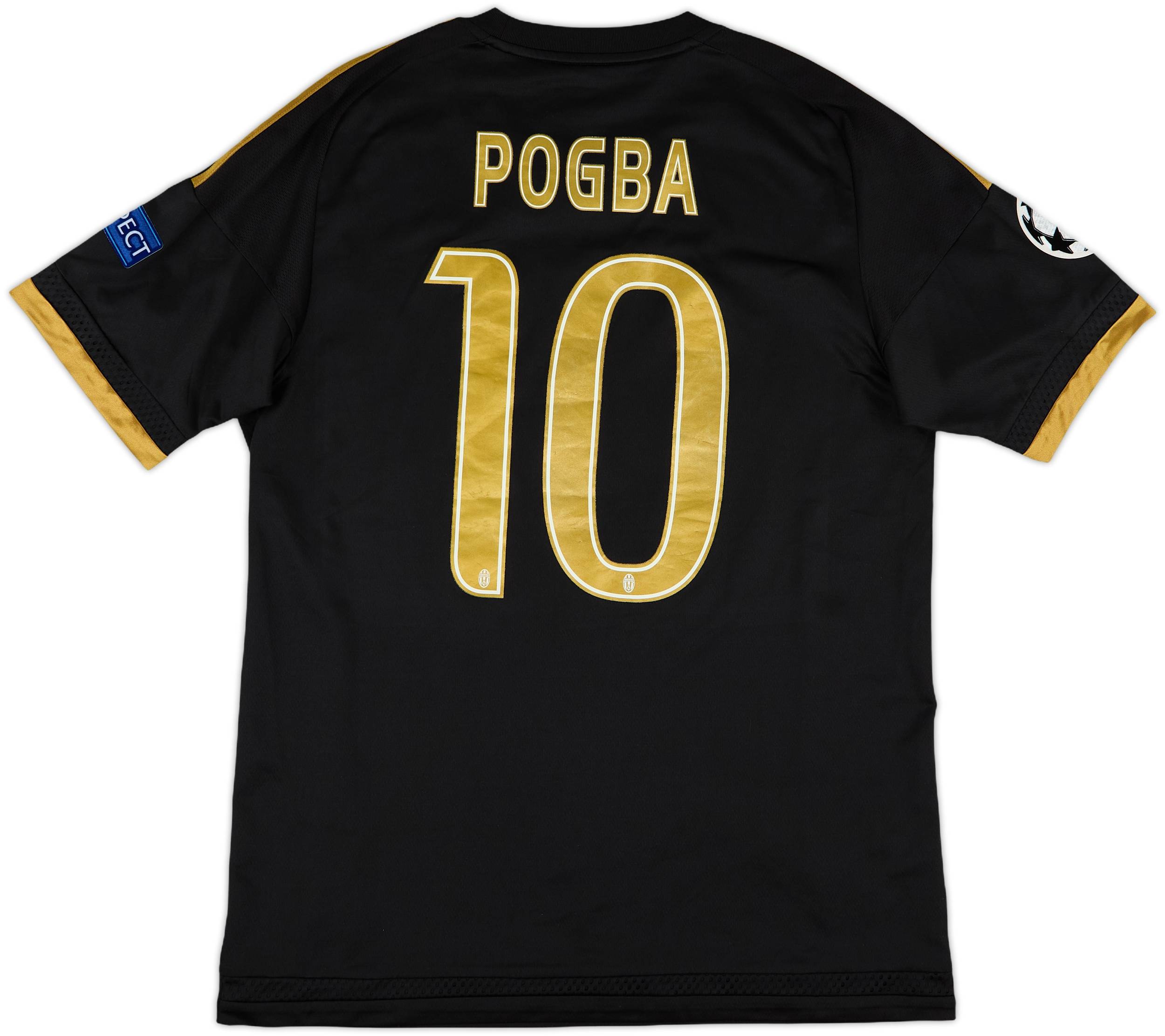 2015-16 Juventus Third Shirt Pogba #10 - 5/10 - (M)