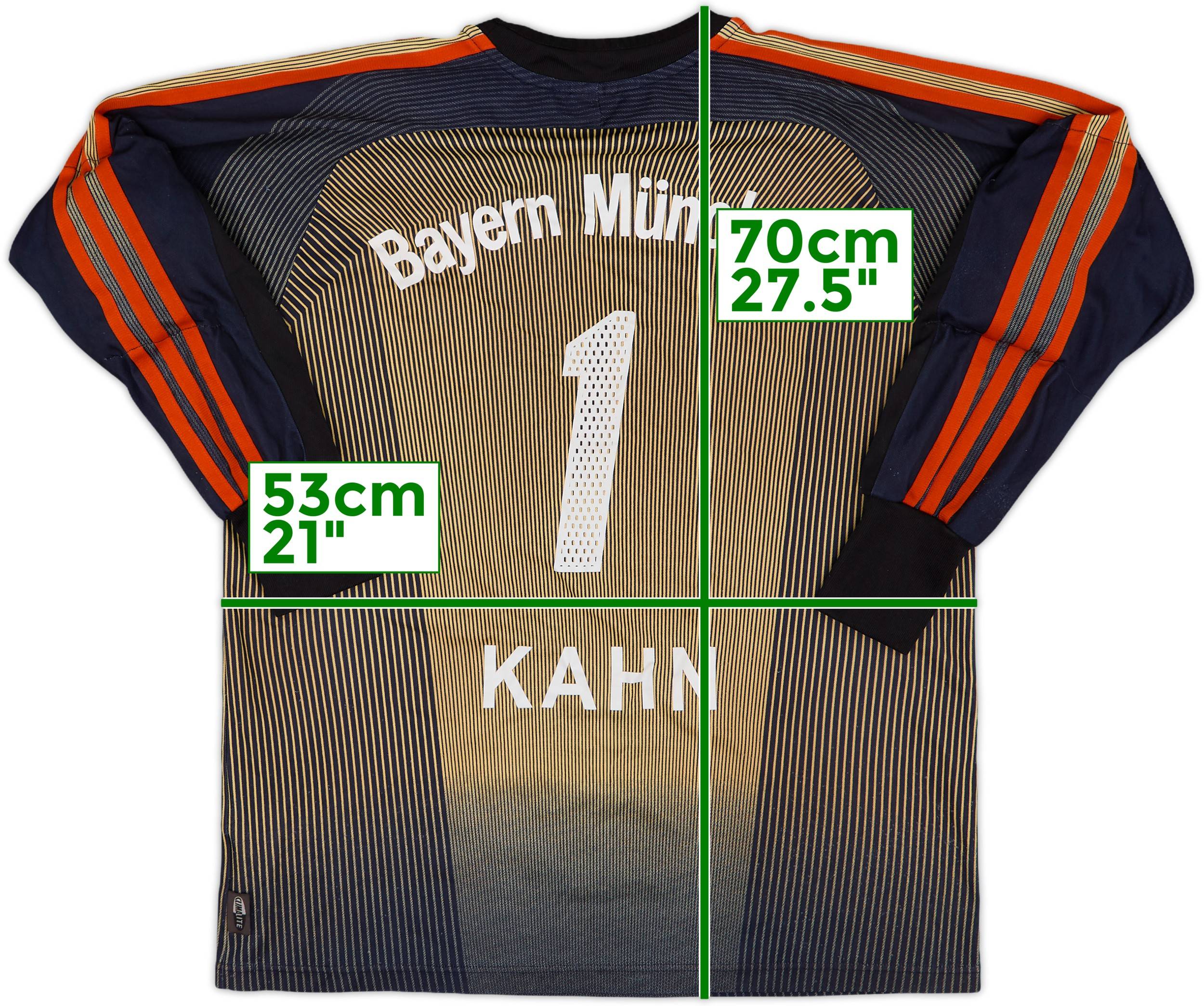 2003-04 Bayern Munich GK Shirt Kahn #1 - 8/10 - (S)