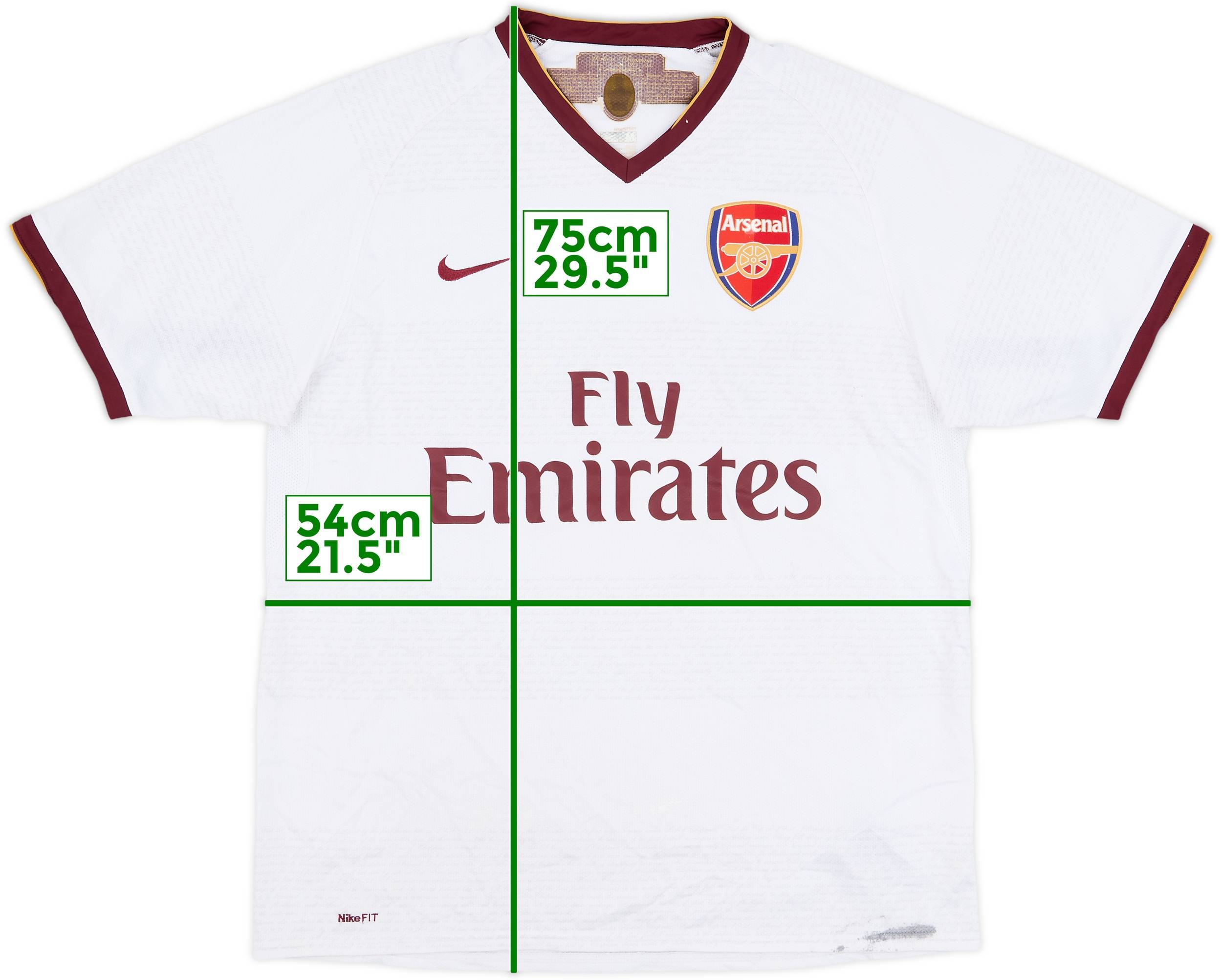 2007-08 Arsenal Away Shirt - 5/10 - (M)