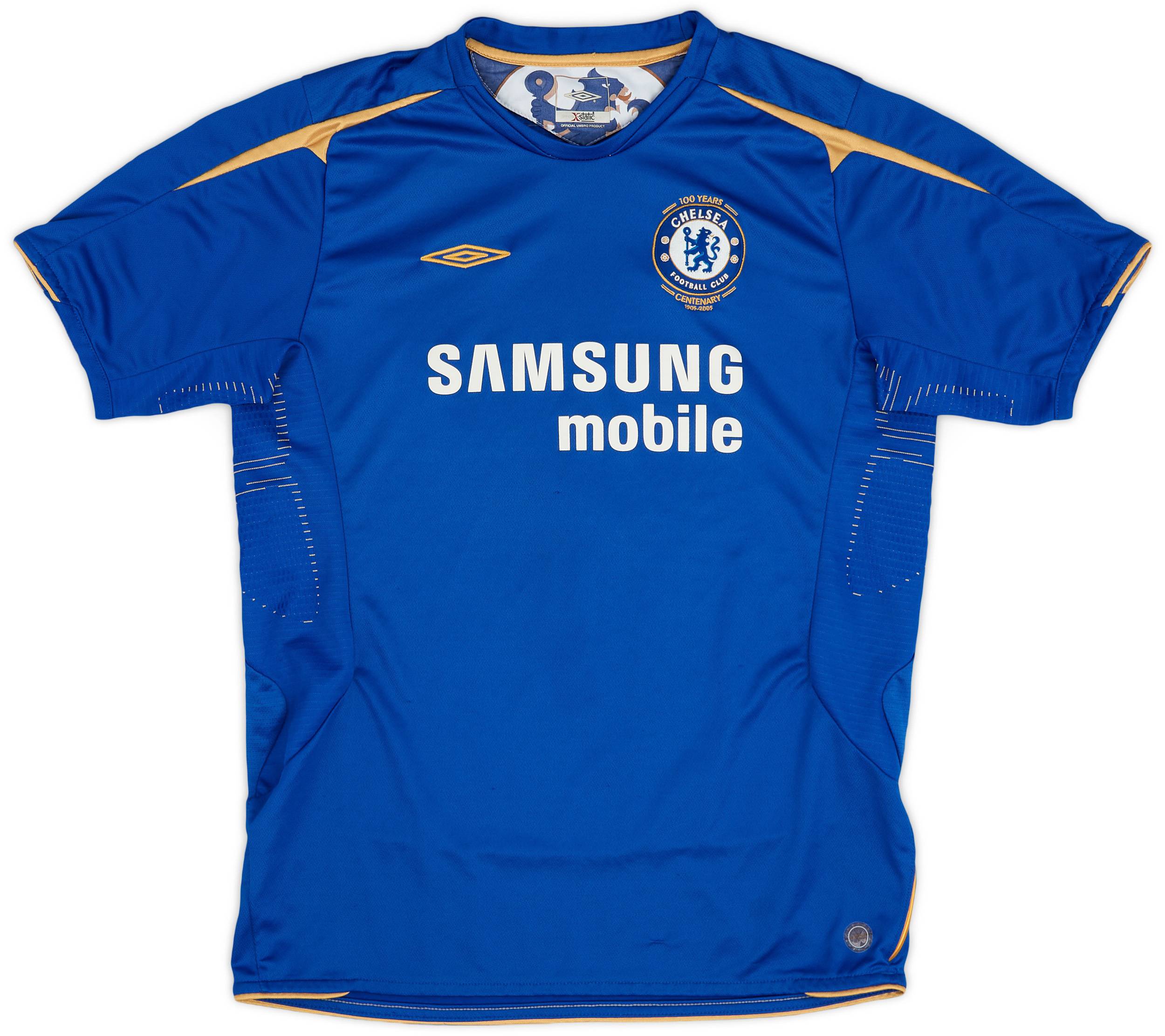 2005-06 Chelsea Centenary Home Shirt - 9/10 - (XL.Boys)
