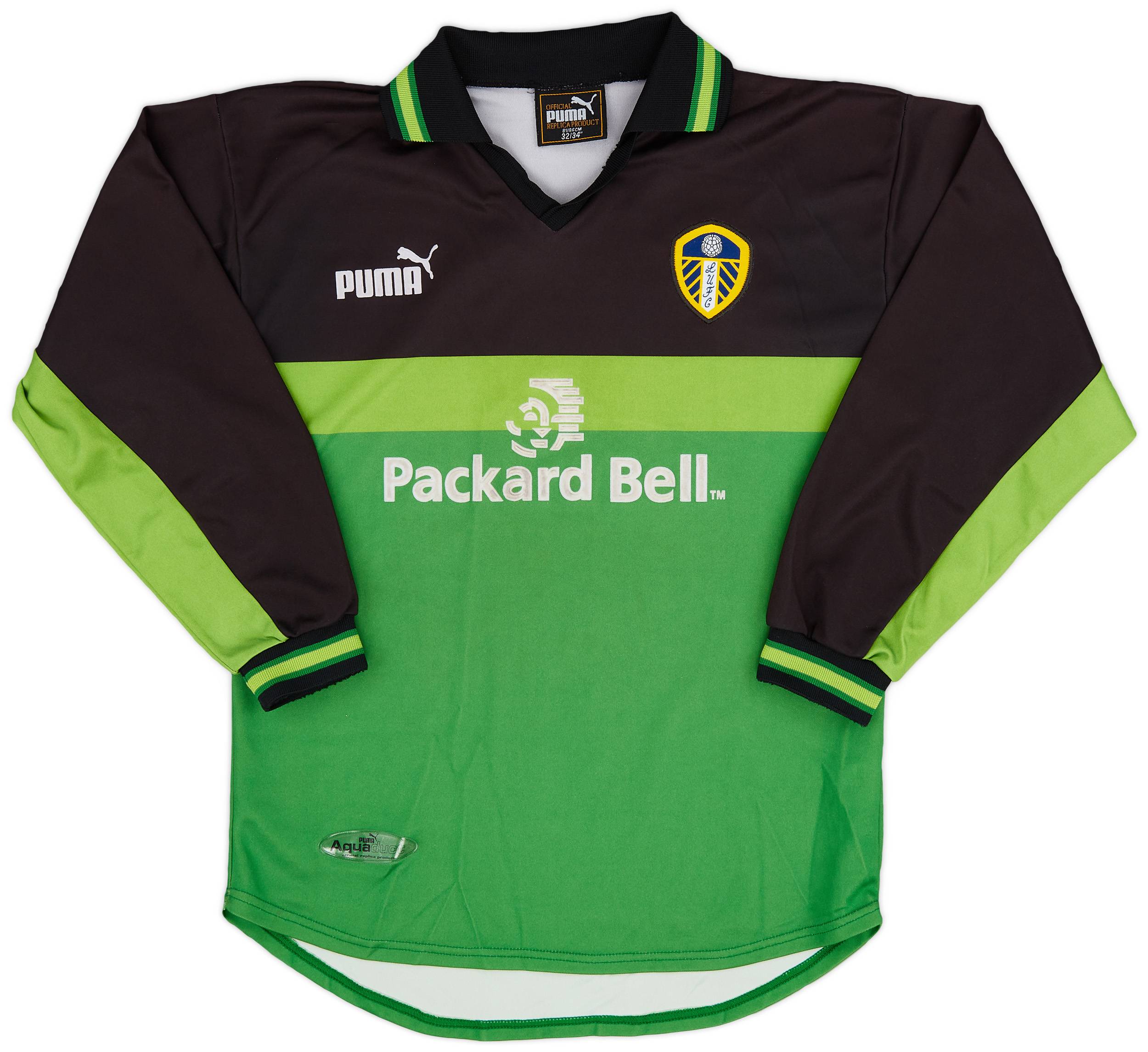 1998-00 Leeds United GK Shirt - 8/10 - (L.Boys)