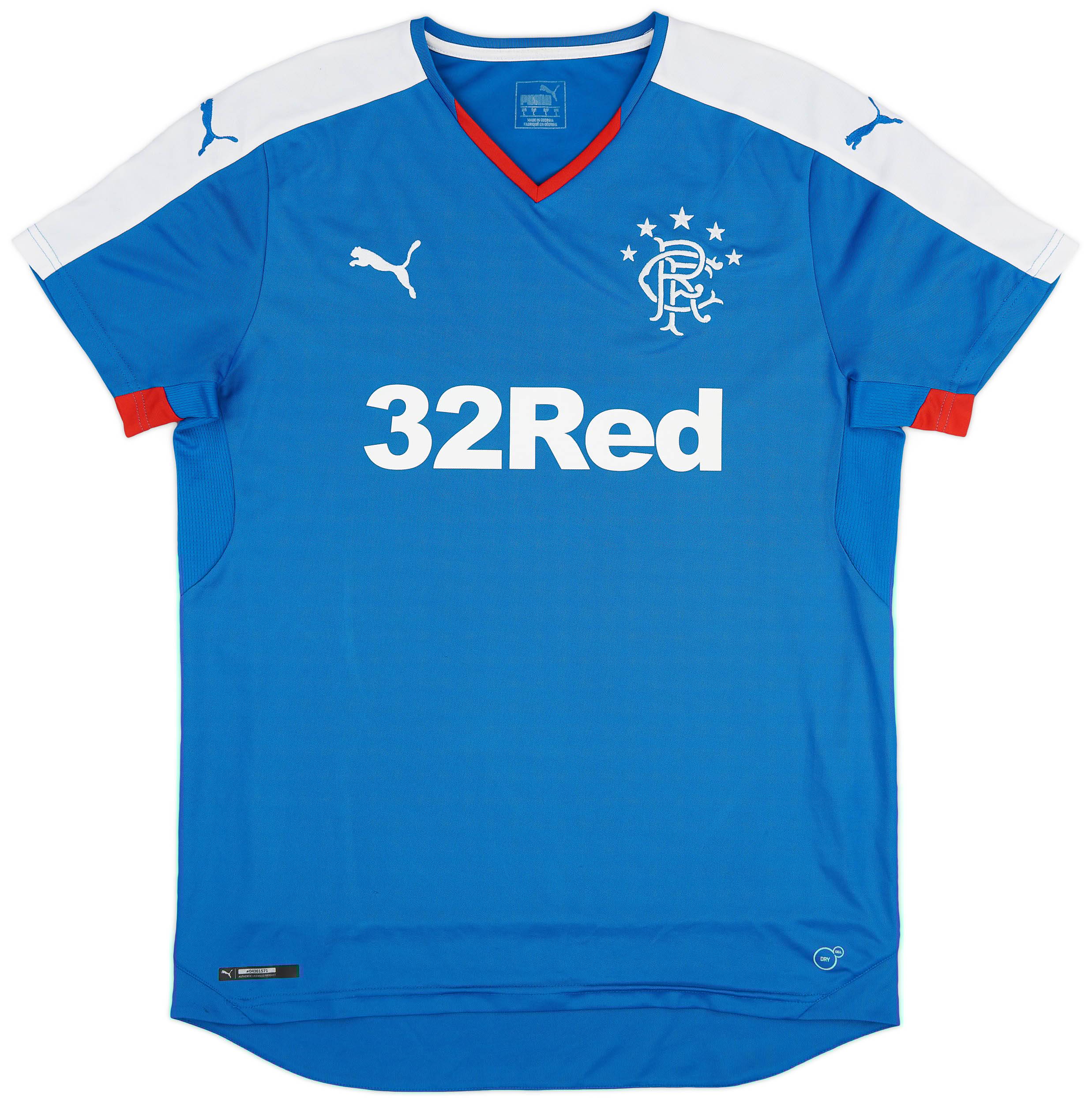 2015-16 Rangers Home Shirt - 9/10 - (L)