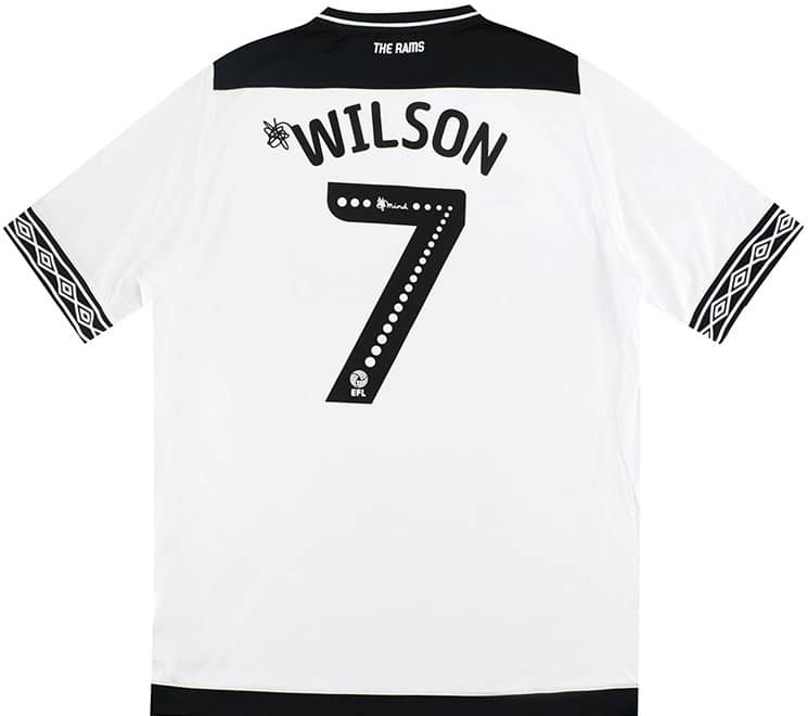 2018-19 Derby Home Shirt Wilson #7 - NEW