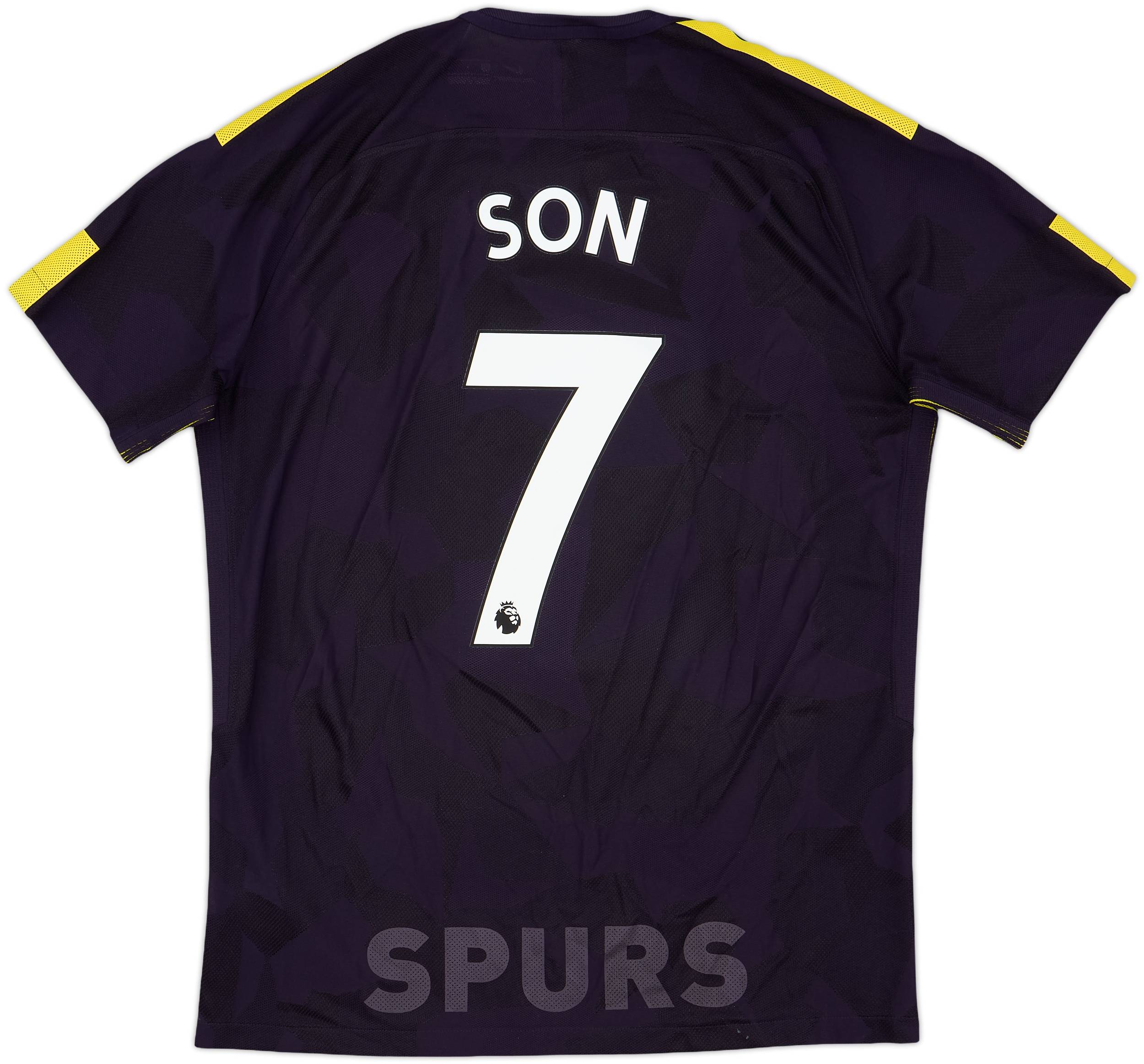 2017-18 Tottenham Authentic Third Shirt Son #7 - 8/10 - (L)