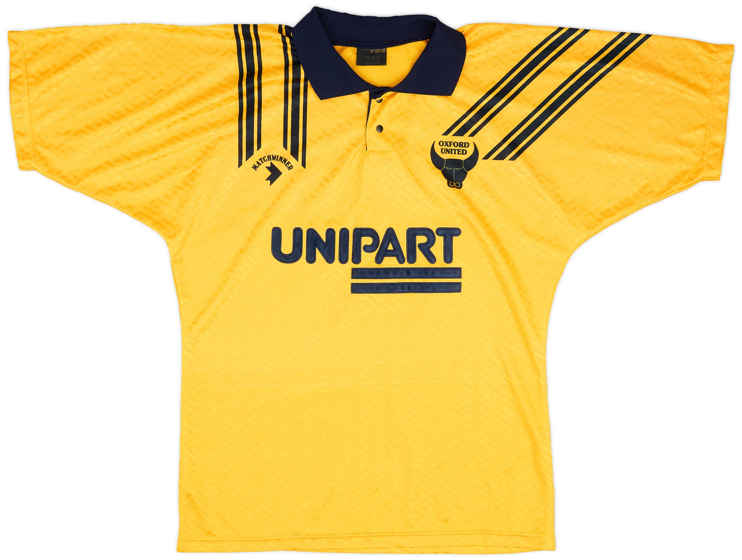 1991-93 Oxford United Home Shirt - 8/10 - (M)