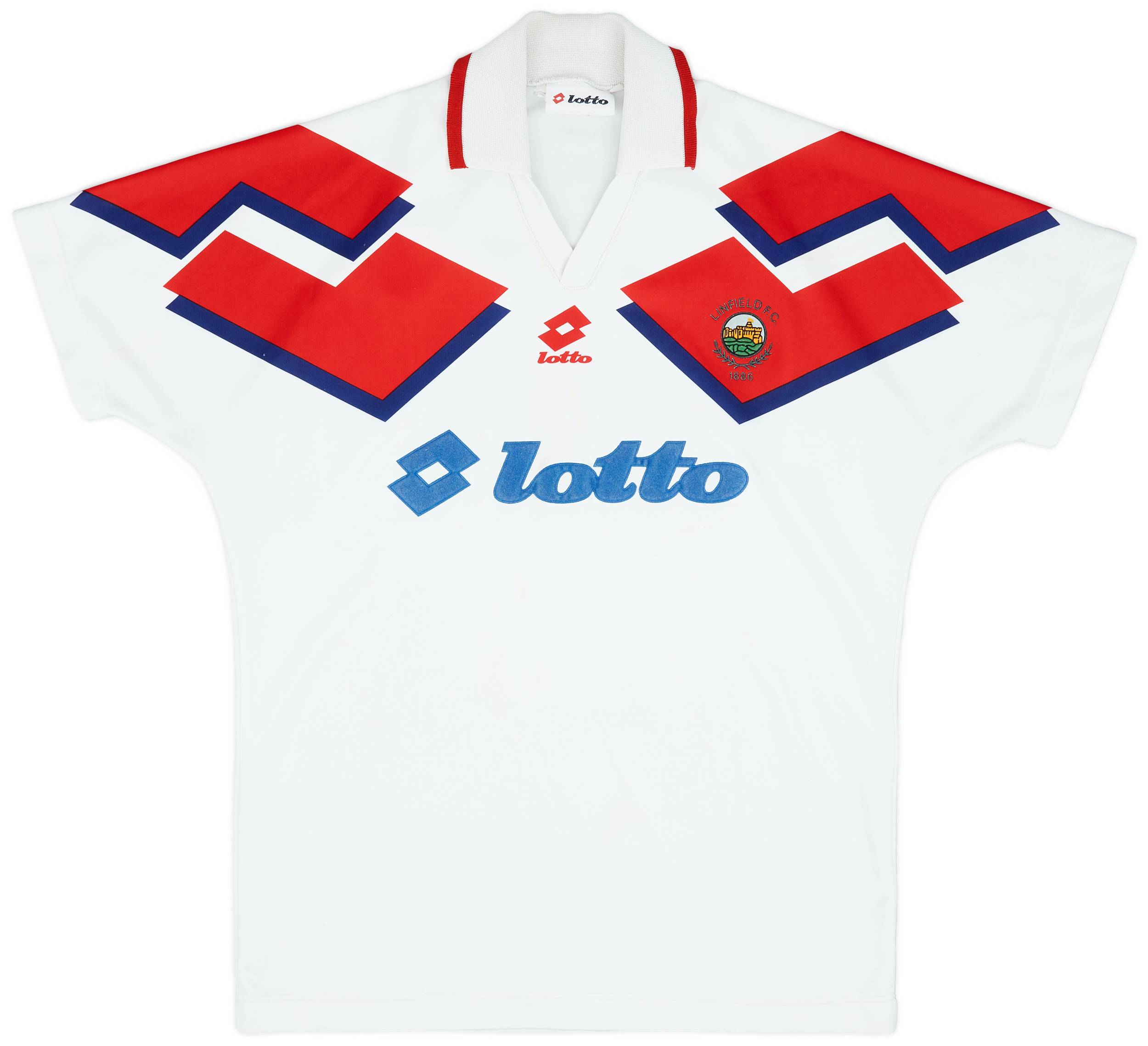 1993 94 Linfield Away Shirt 7 10 L