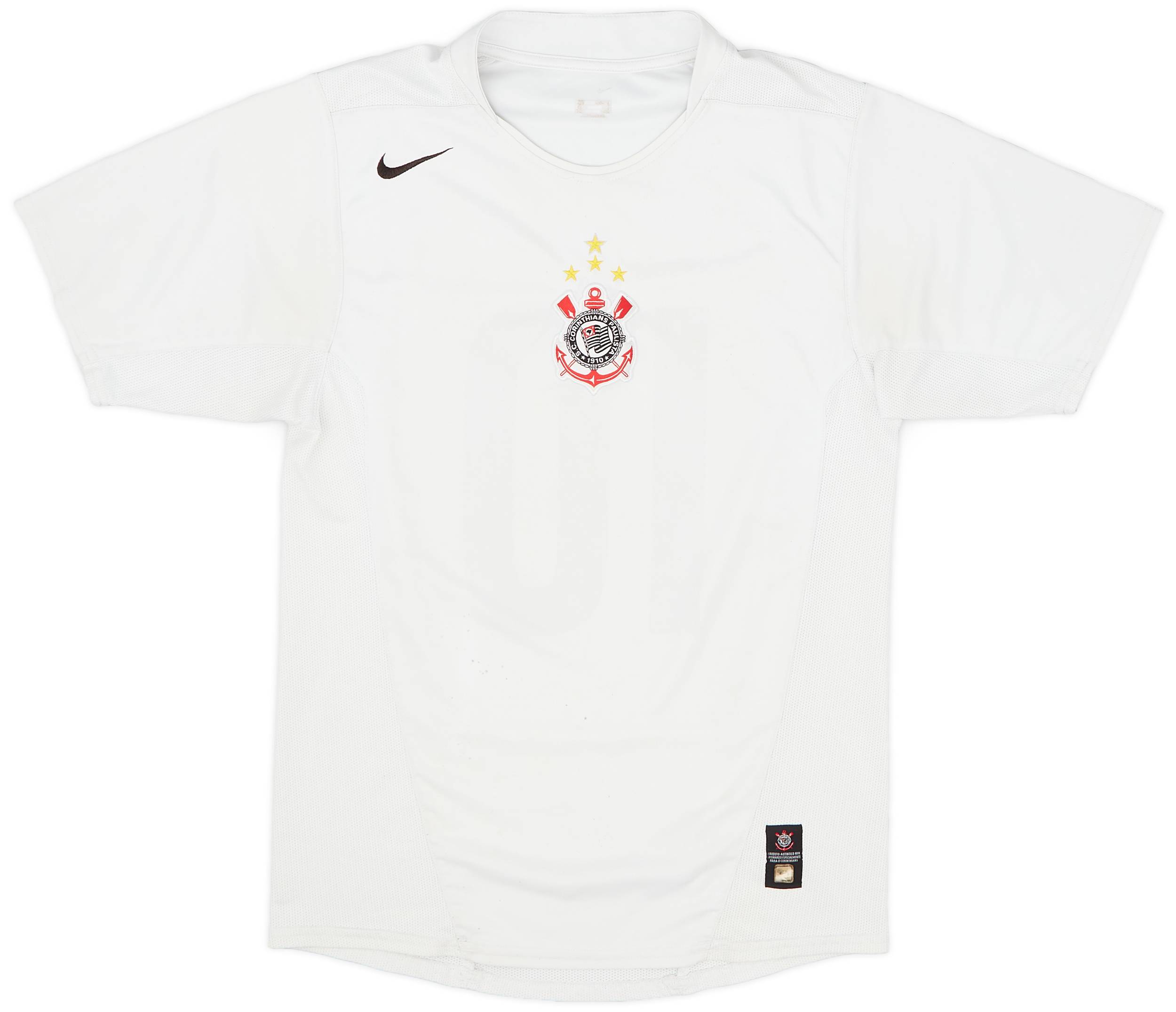 2004-05 Corinthians Home Shirt #10 (Tevez) - 5/10 - (S)