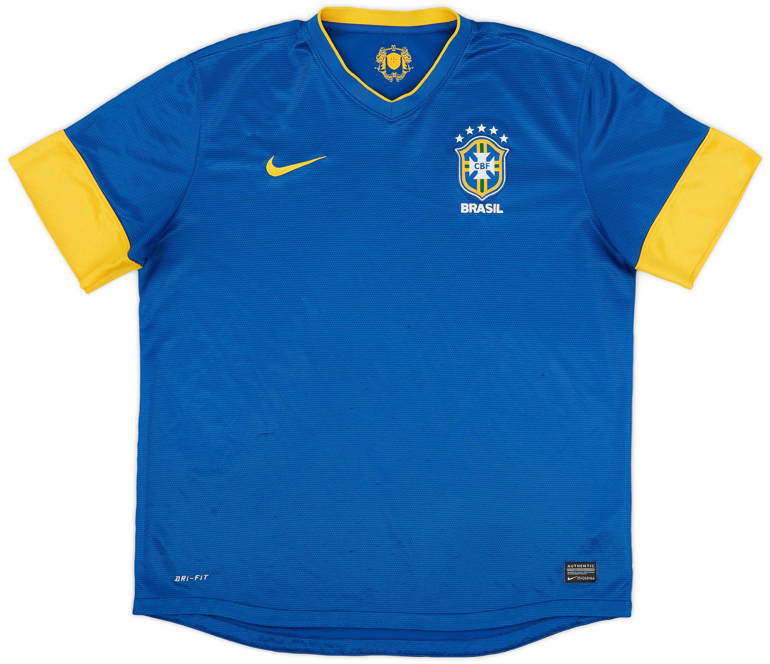 2012-13 Brazil Away Shirt - 7/10 - (XL)