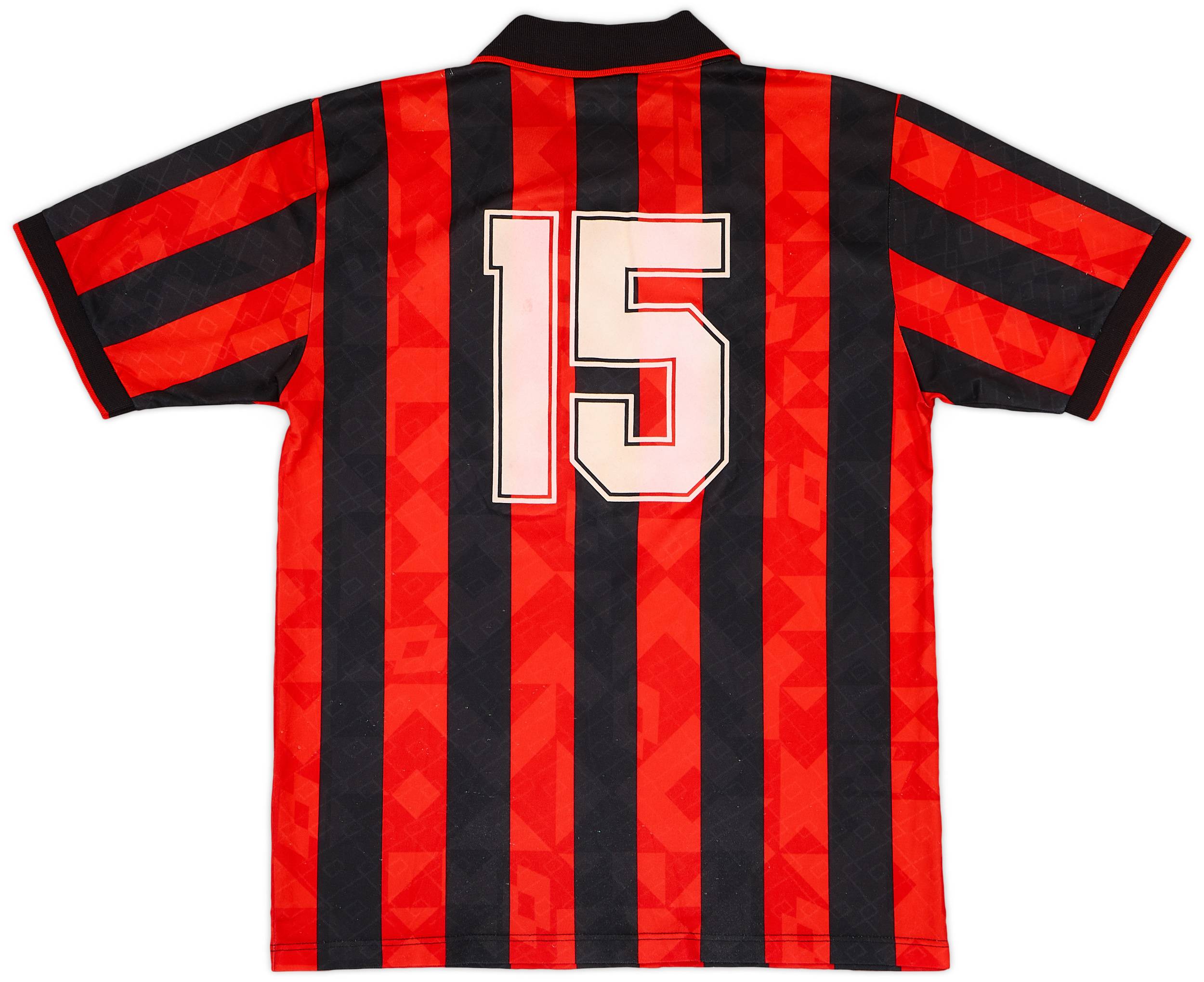 1995-96 AC Milan Home Shirt #15 - 6/10 - (L)