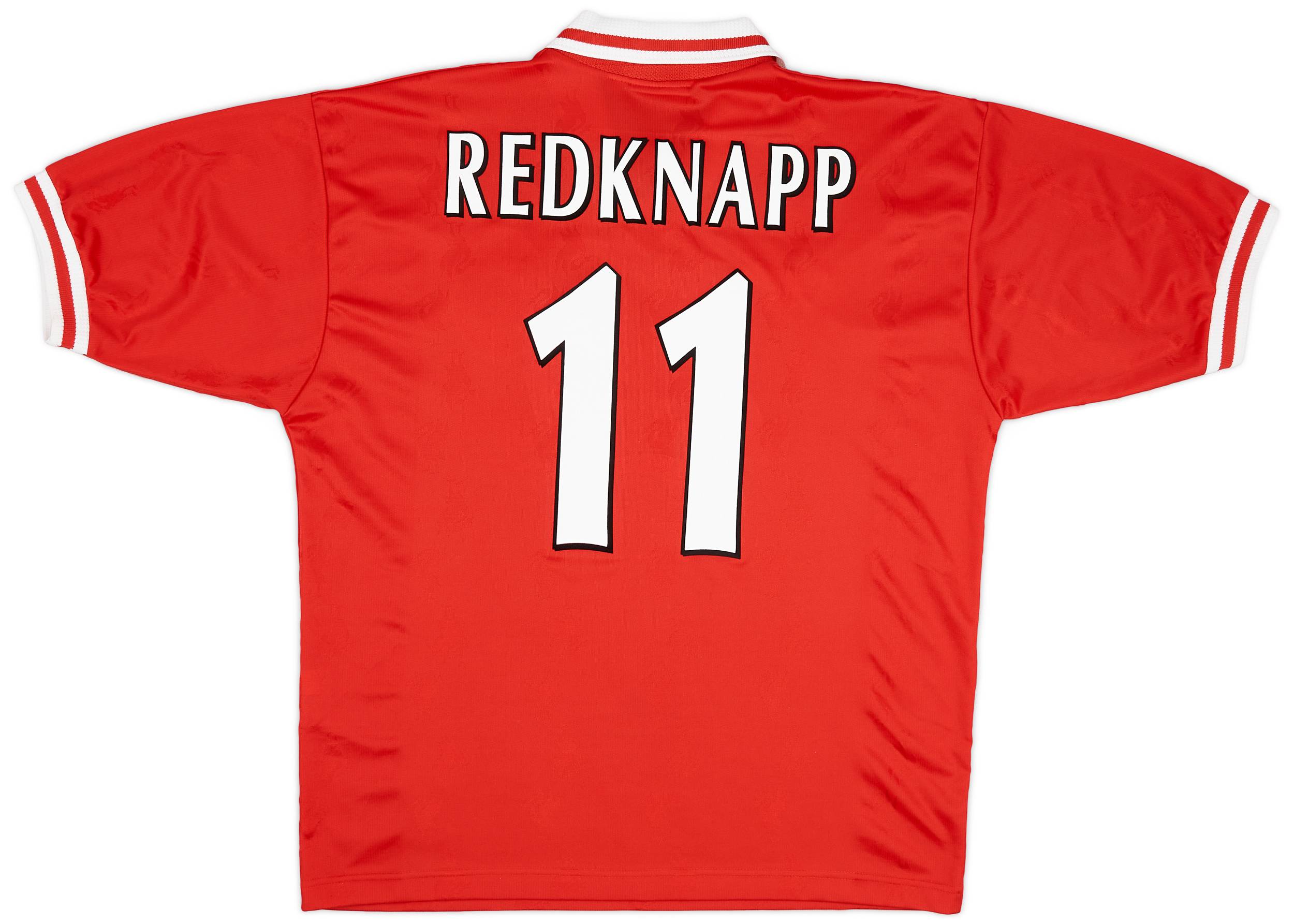 1996-98 Liverpool Home Shirt Redknapp #11 - 9/10 - (L)