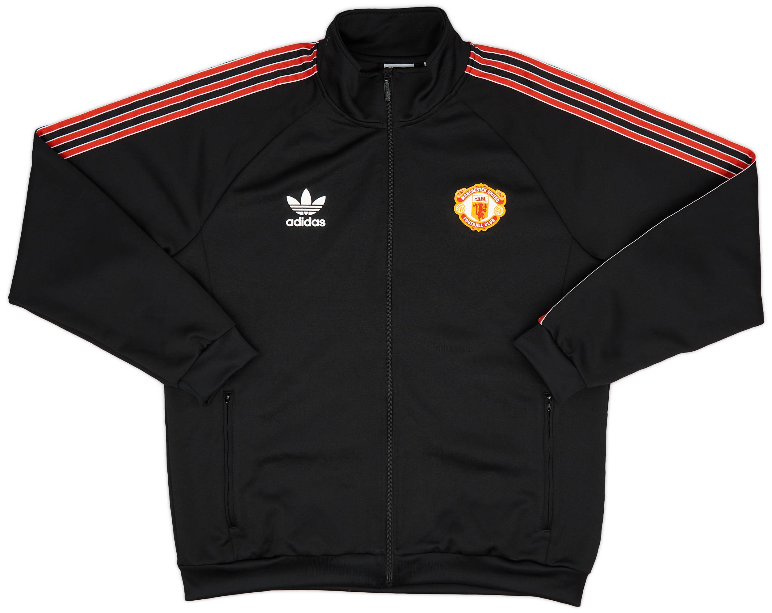 Man united retro track top hot sale