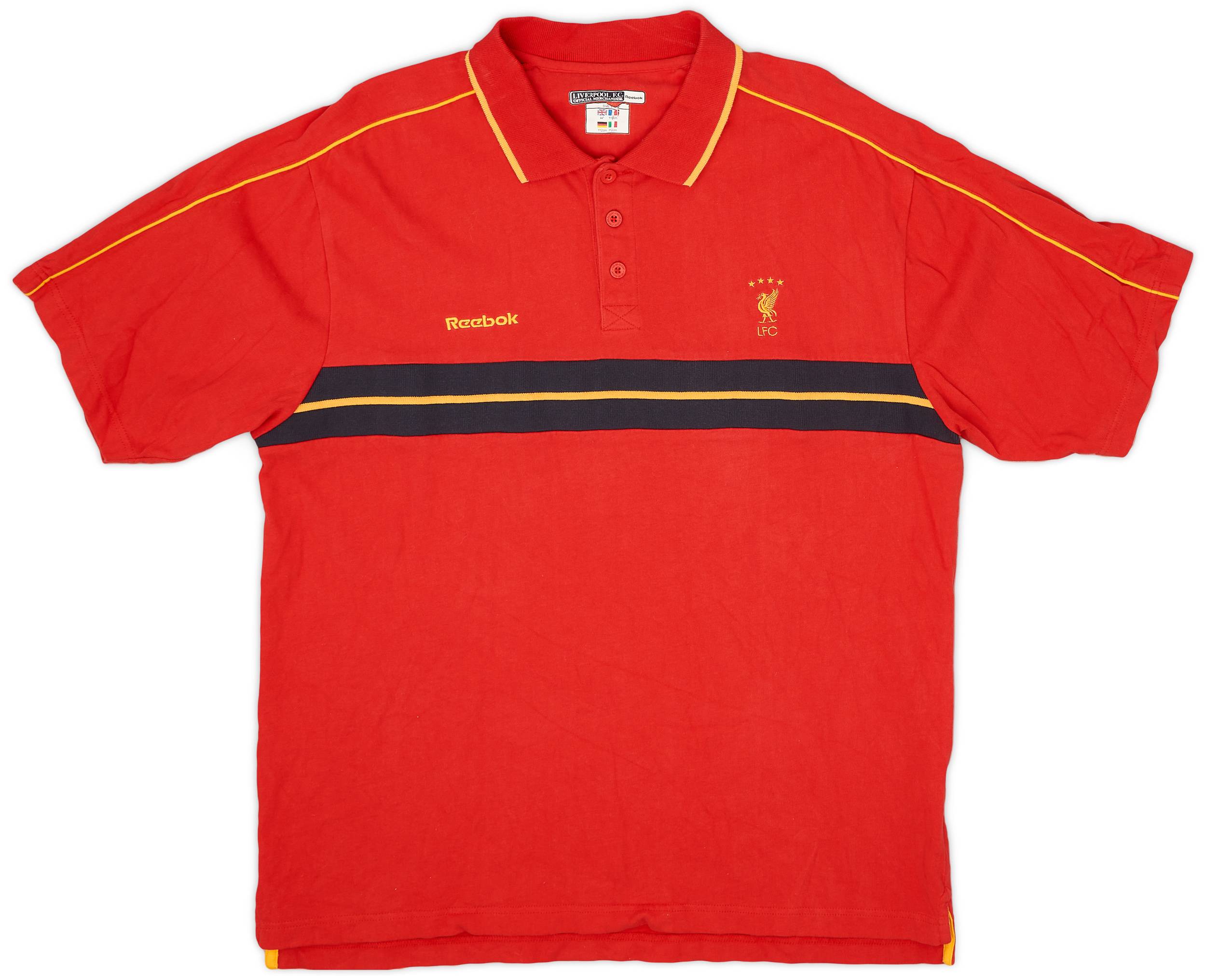 2002-04 Liverpool Reebok Polo Shirt - 8/10 - (L/XL)