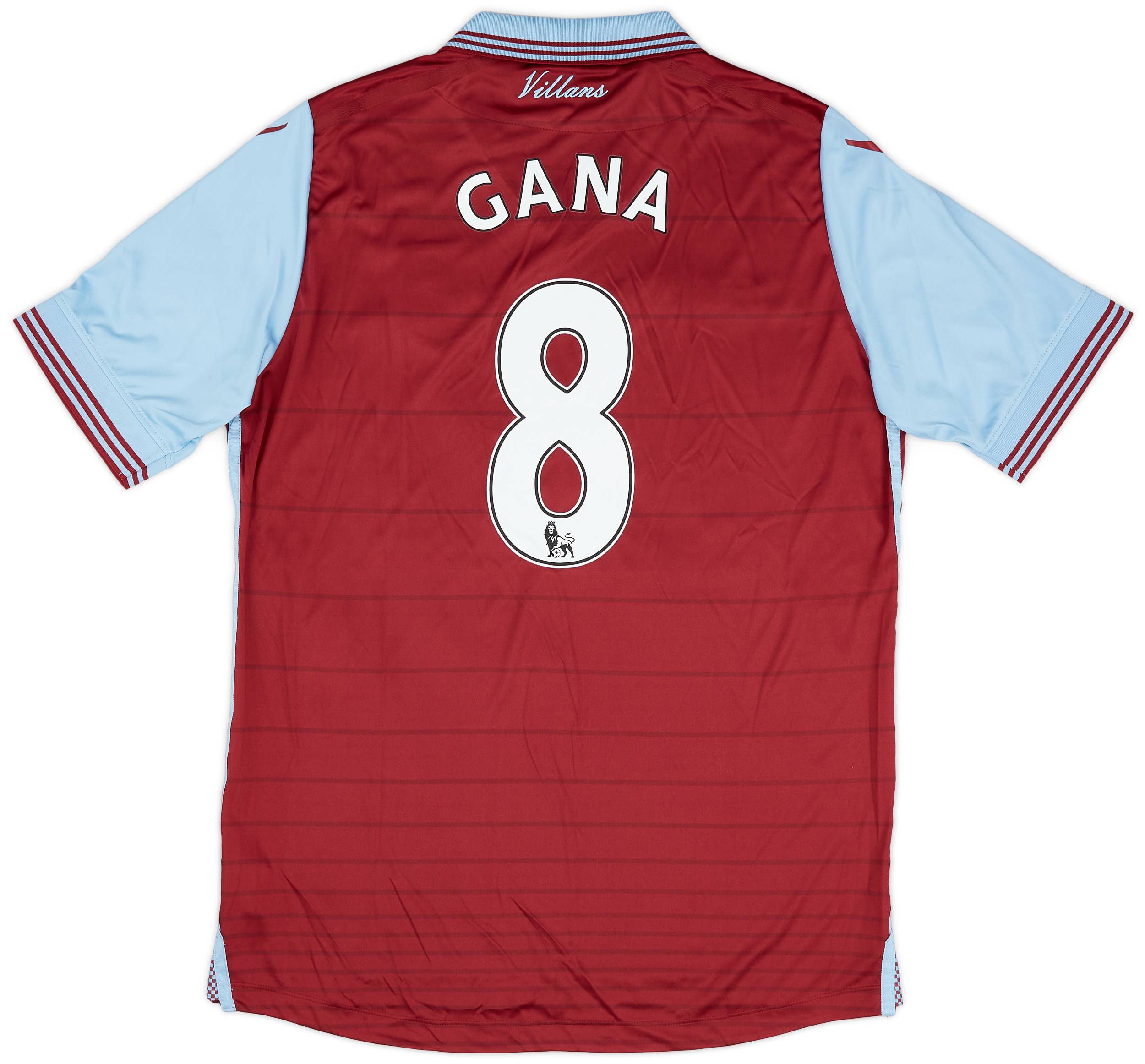 2015-16 Aston Villa Home Shirt Gana #8 - 9/10 - (L)