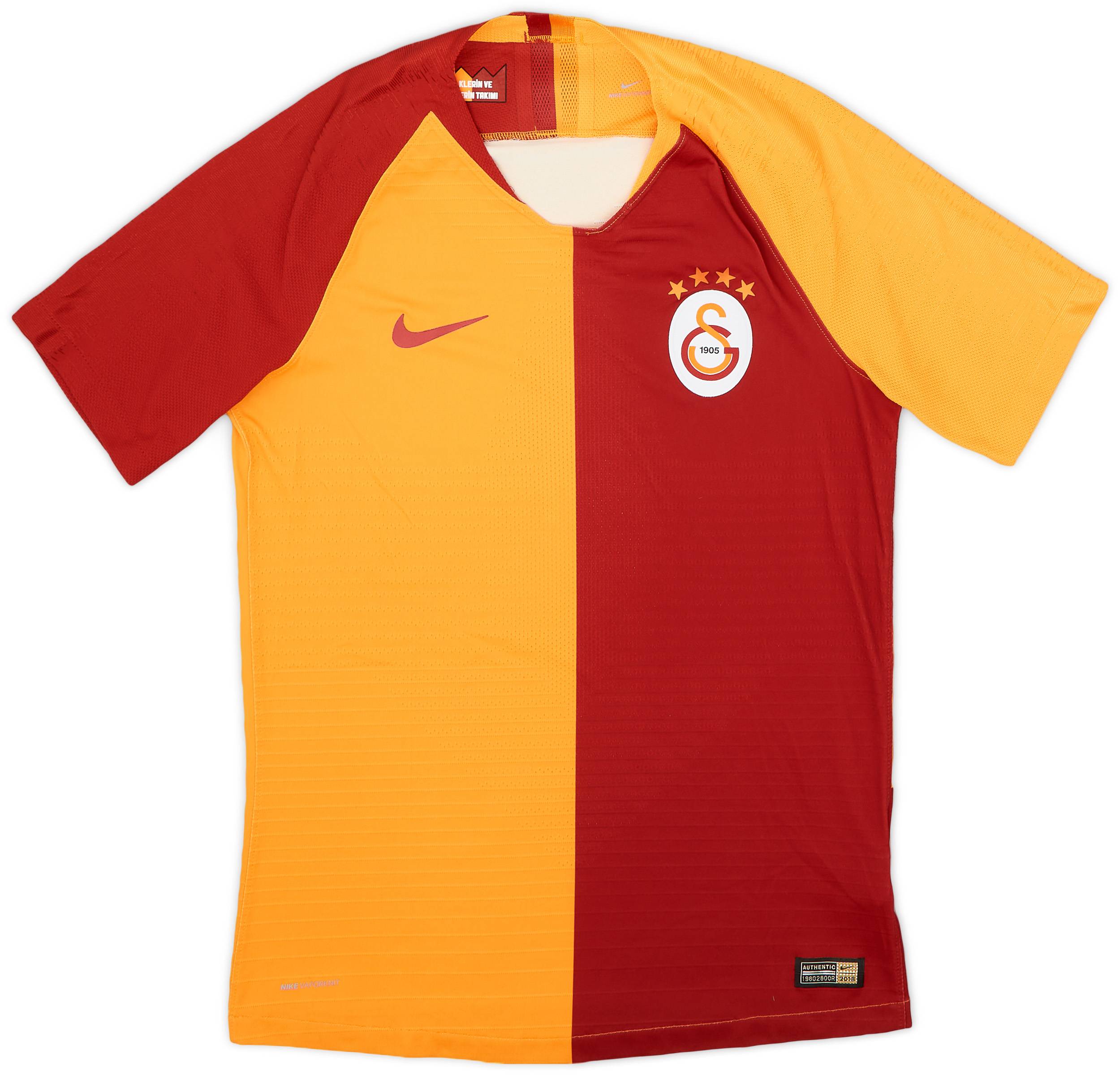 2018-19 Galatasaray Authentic Home Shirt - 8/10 - (S)