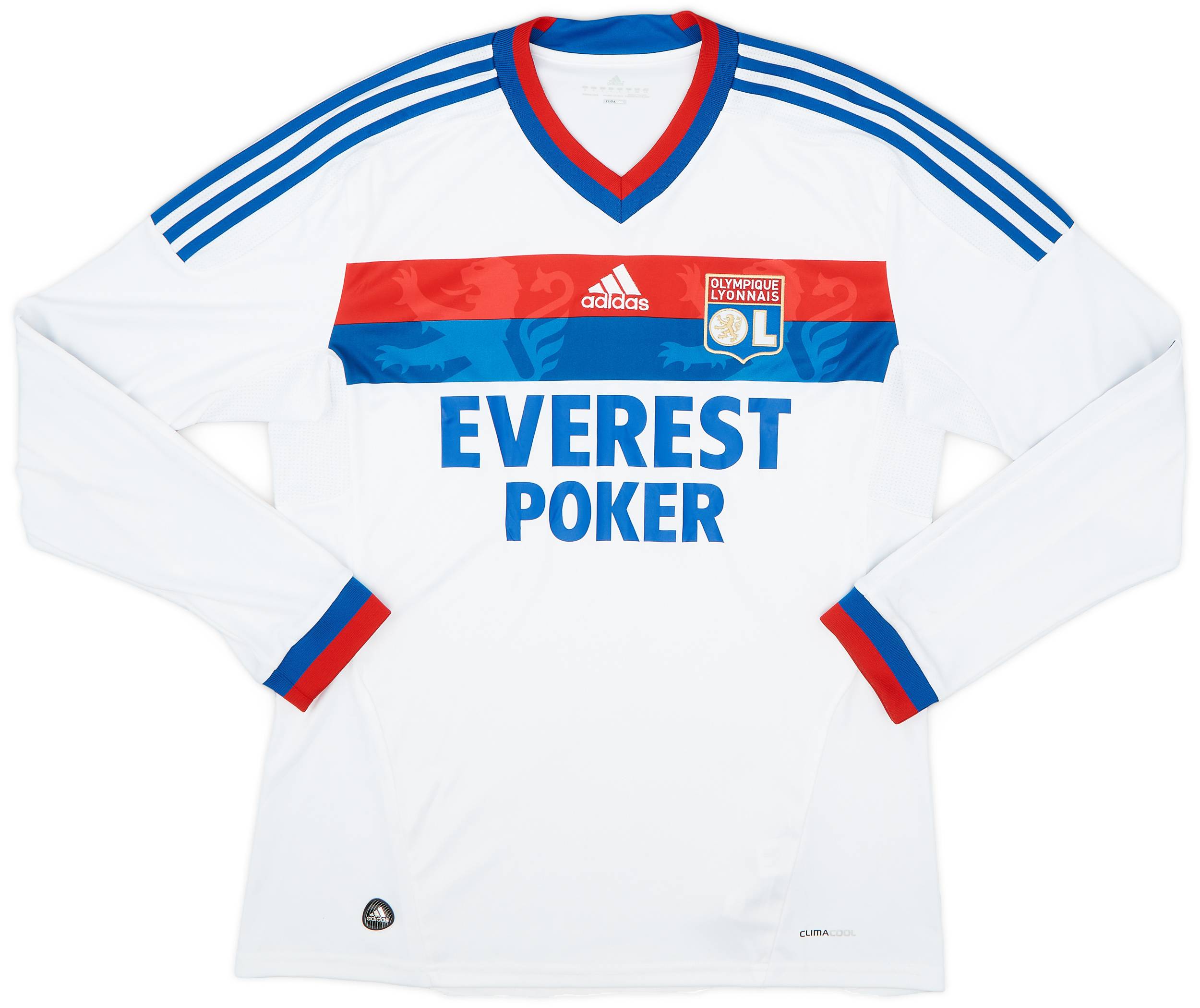 2011-12 Lyon Home L/S Shirt - 7/10 - (L)