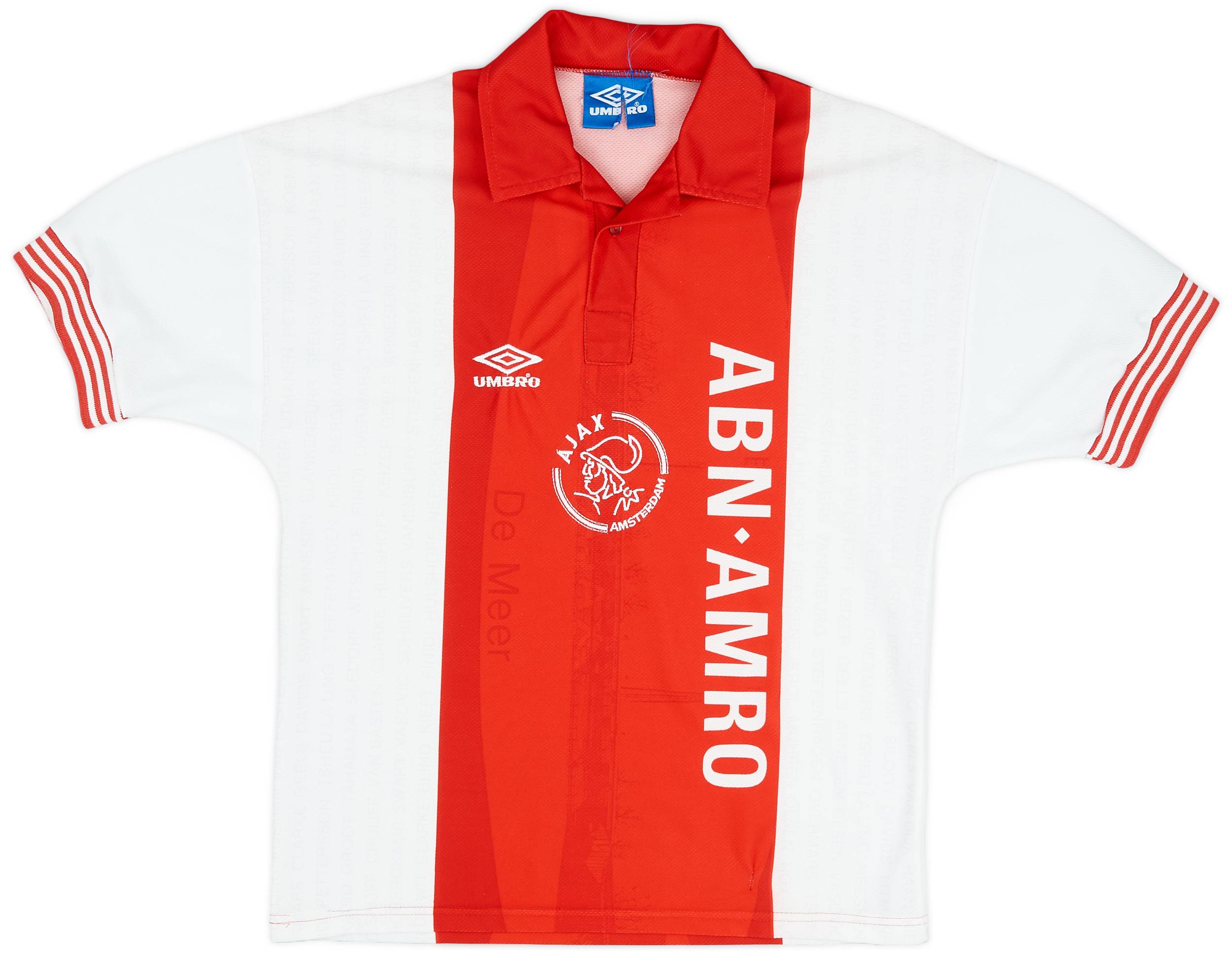 1995-96 Ajax &#039;De Meer&#039; Home Shirt - 5/10 - (S)