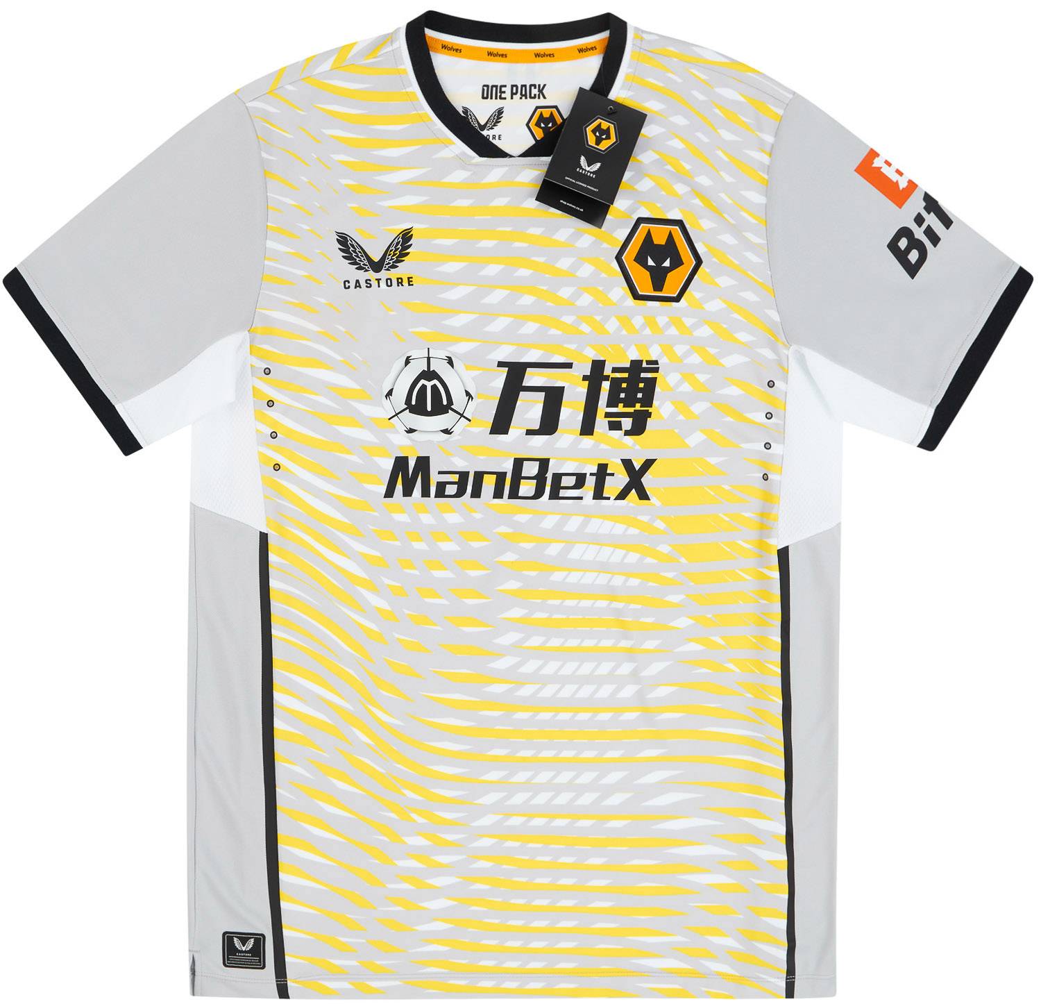 2021-22 Wolves Player Issue Pro GK Home S/S Shirt