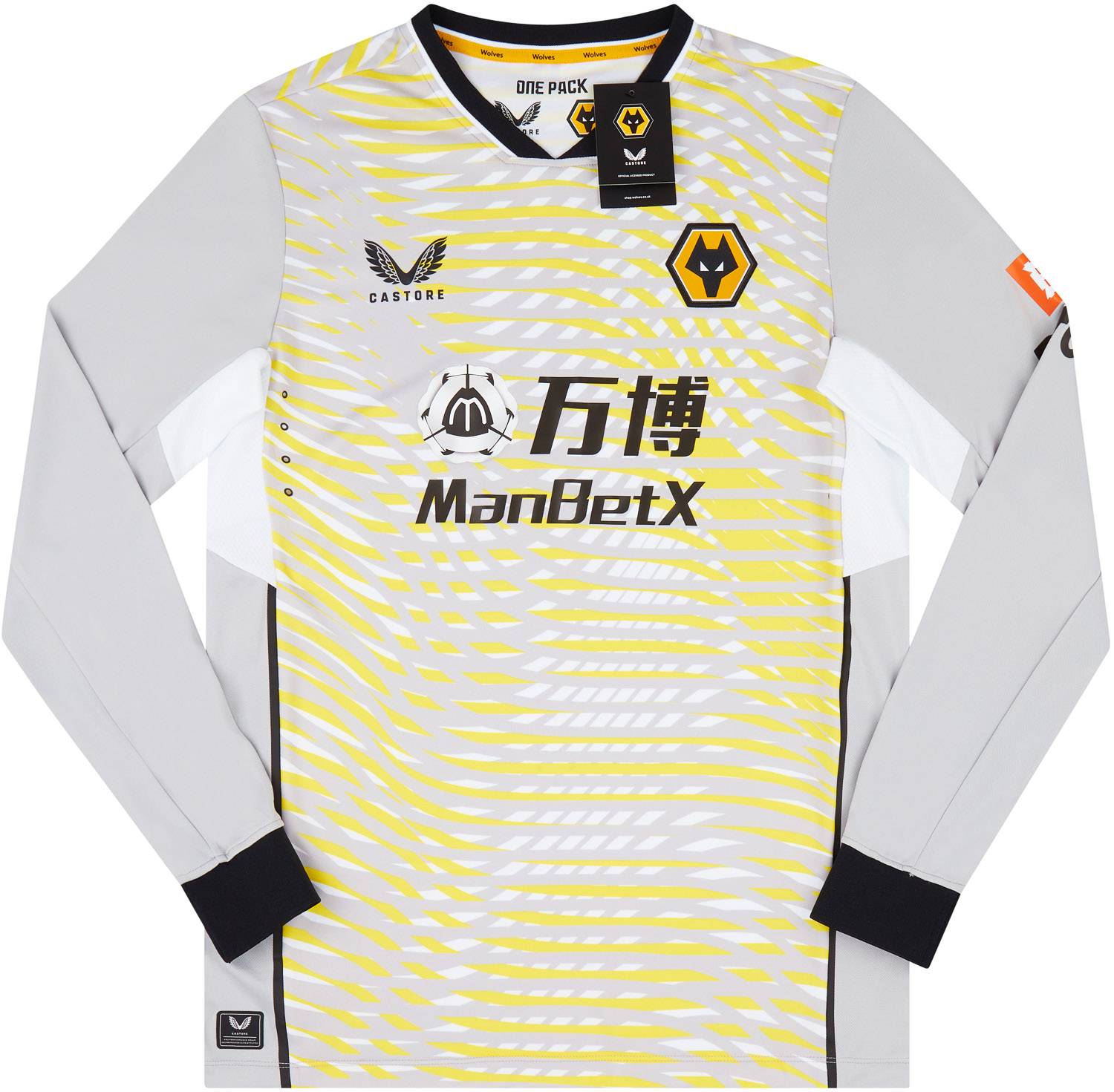 2021-22 Wolves Player Issue Pro GK Home Shirt