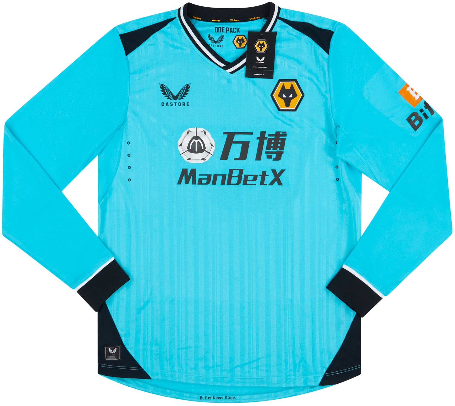 2021-22 Wolves Player Issue Pro GK Third Shirt