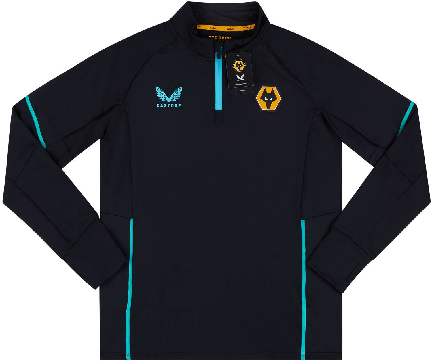 2021-22 Wolves Player Issue Pro 1/4 Zip Training Midlayer Top