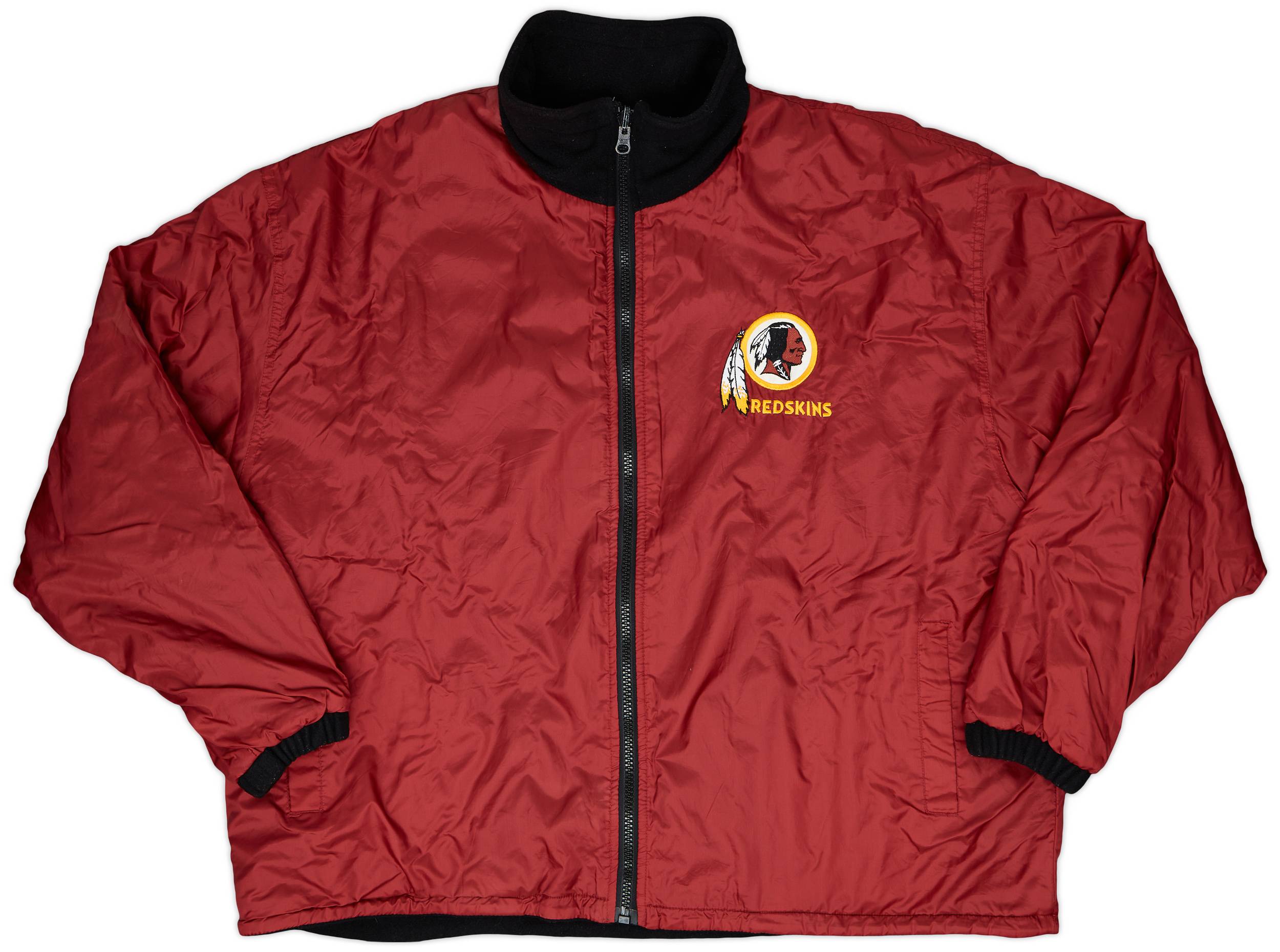 1990s Washington Redskins Pro Player Reversible Fleece Coat XXL