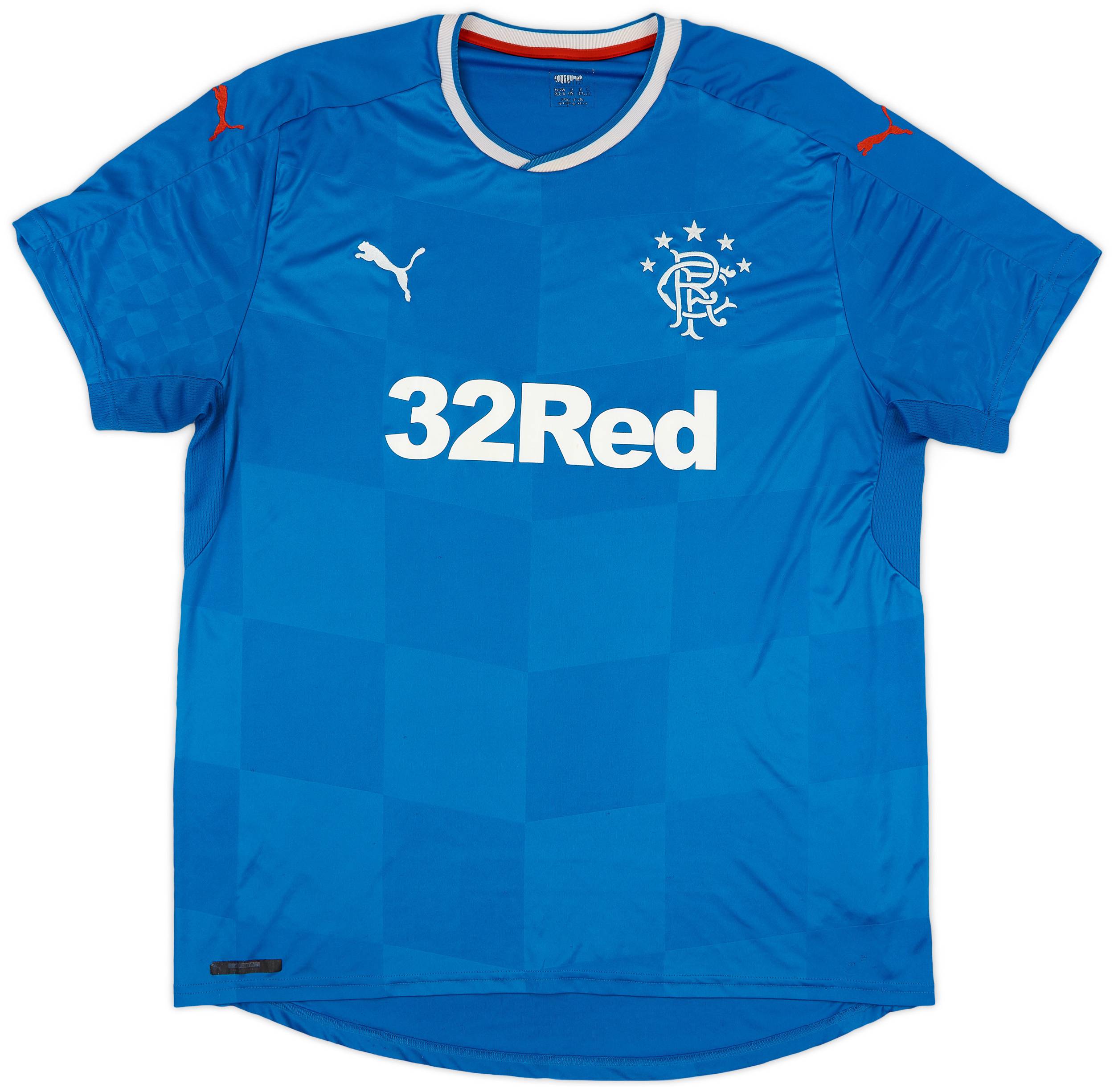 2016-18 Rangers Home Shirt - 6/10 - (XL)