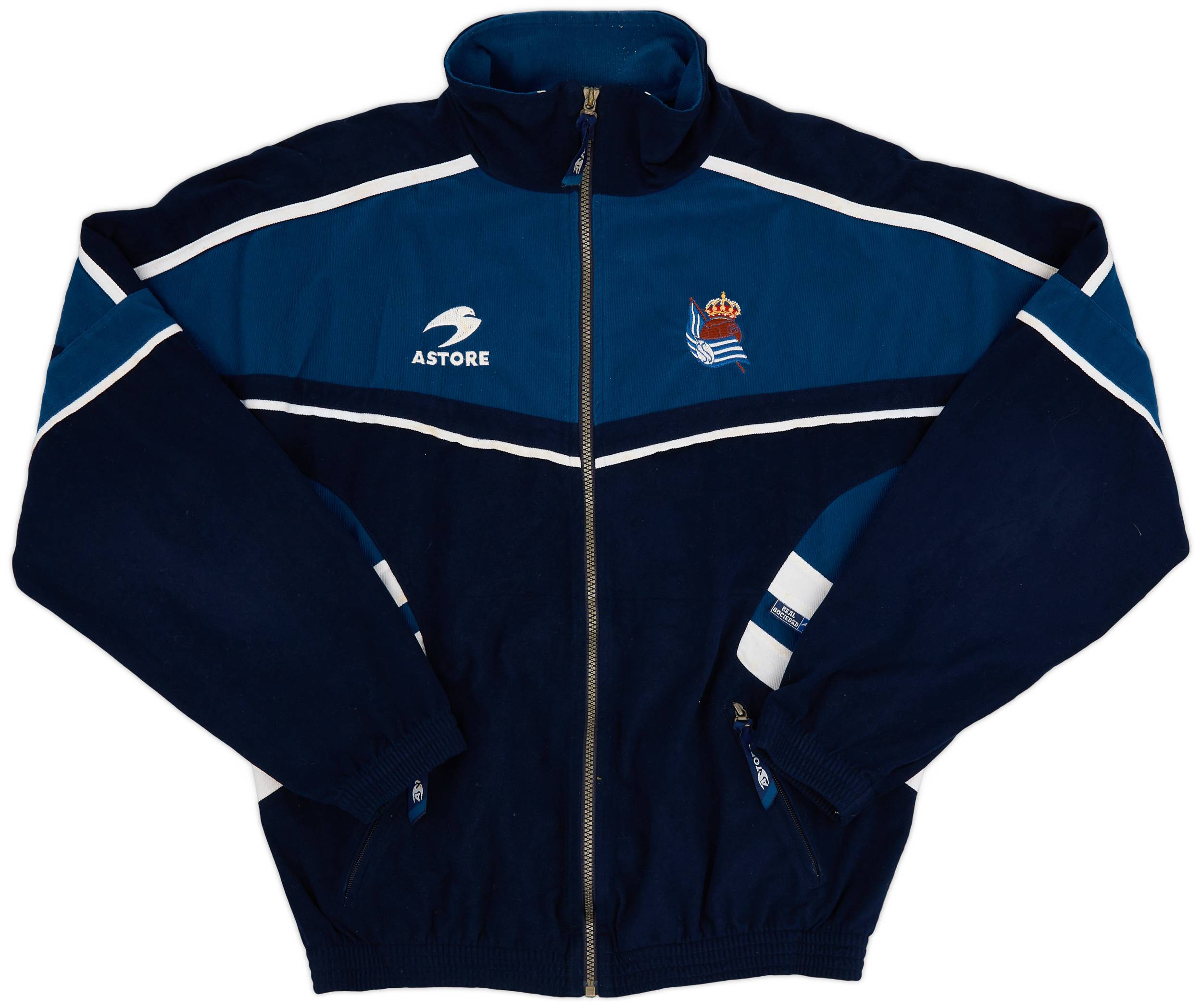 1990s Real Sociedad Astore Track Jacket 9 10 L
