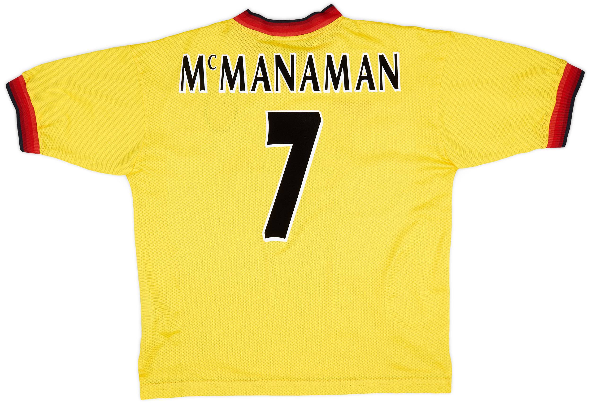1997-99 Liverpool Away Shirt McManaman #7 - 8/10 - (XL)