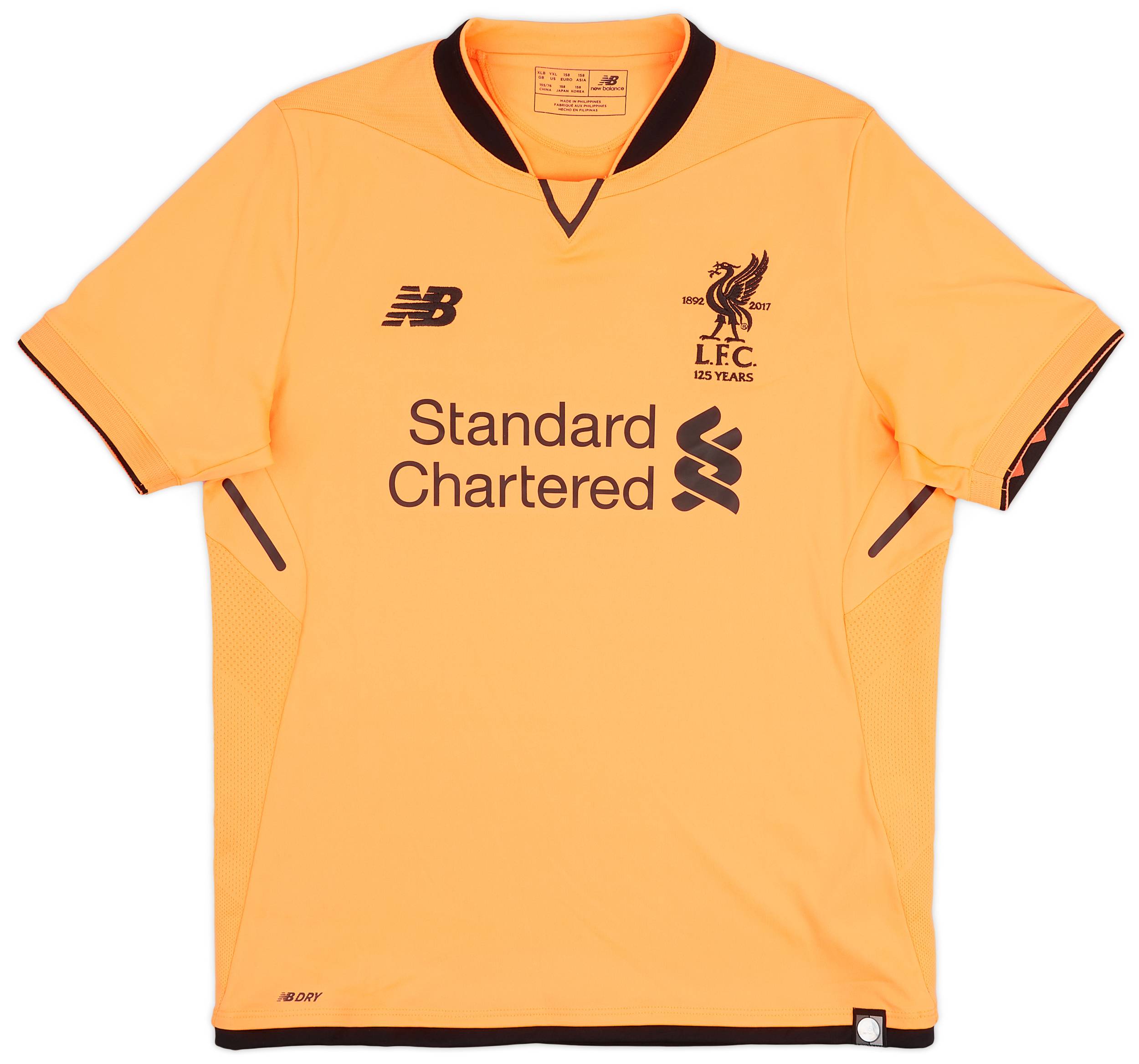 2017 18 Liverpool 125 Years Third Shirt 9 10 XL.Boys