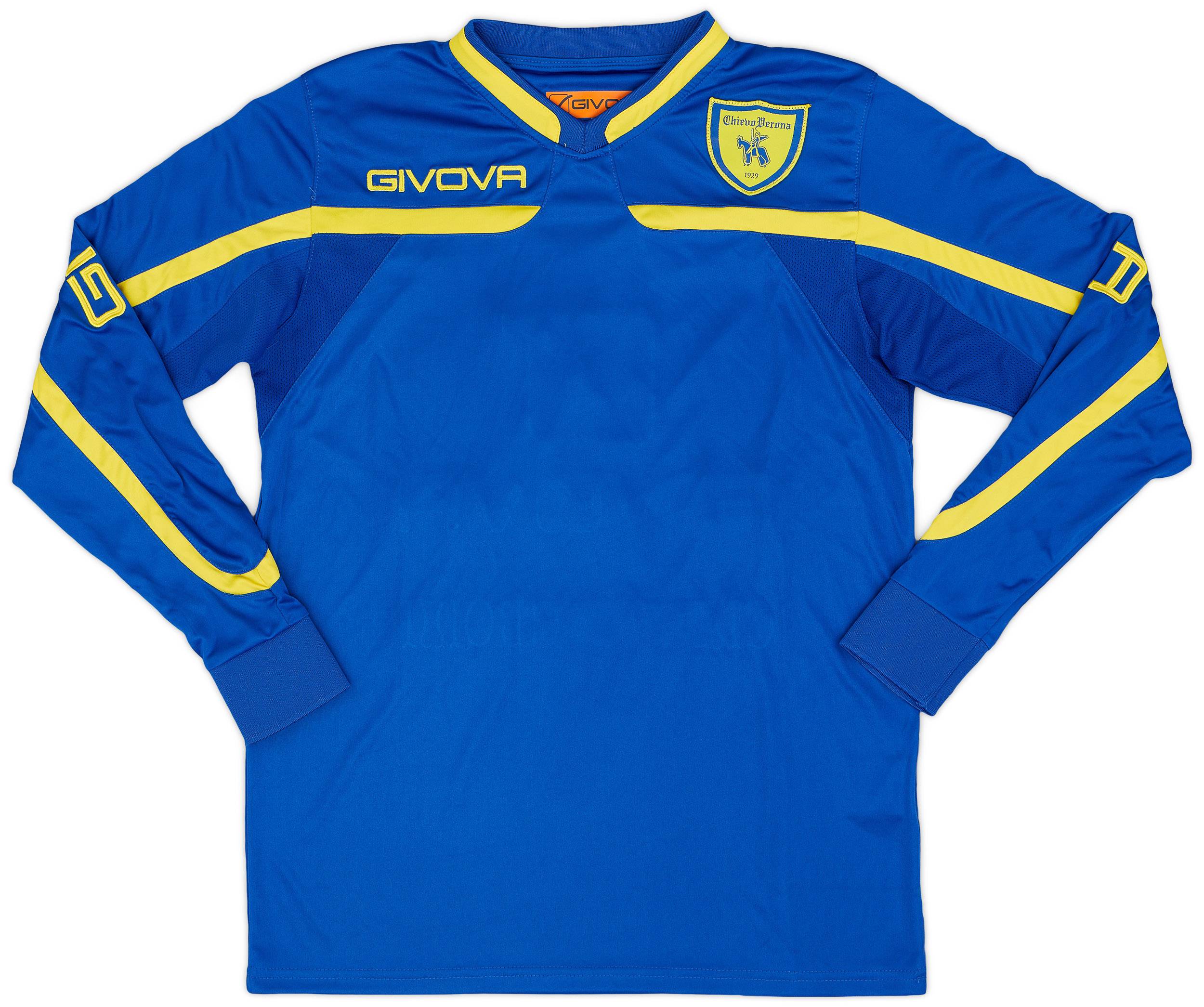 2018-19 Chievo Verona Givova Training L/S Shirt - 9/10 - (M)