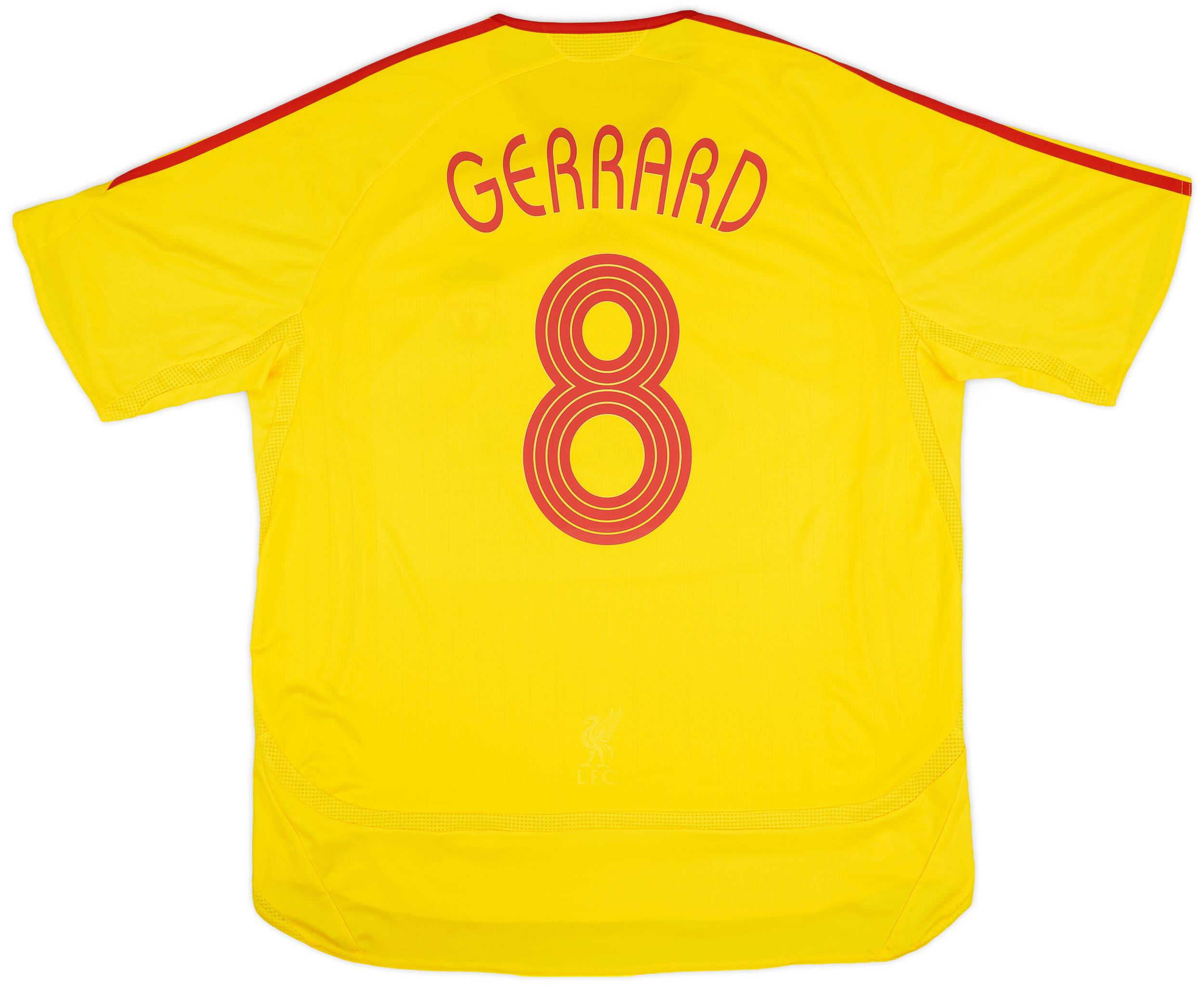 2006-07 Liverpool Away Shirt Gerrard #8 - 7/10 - (XL)