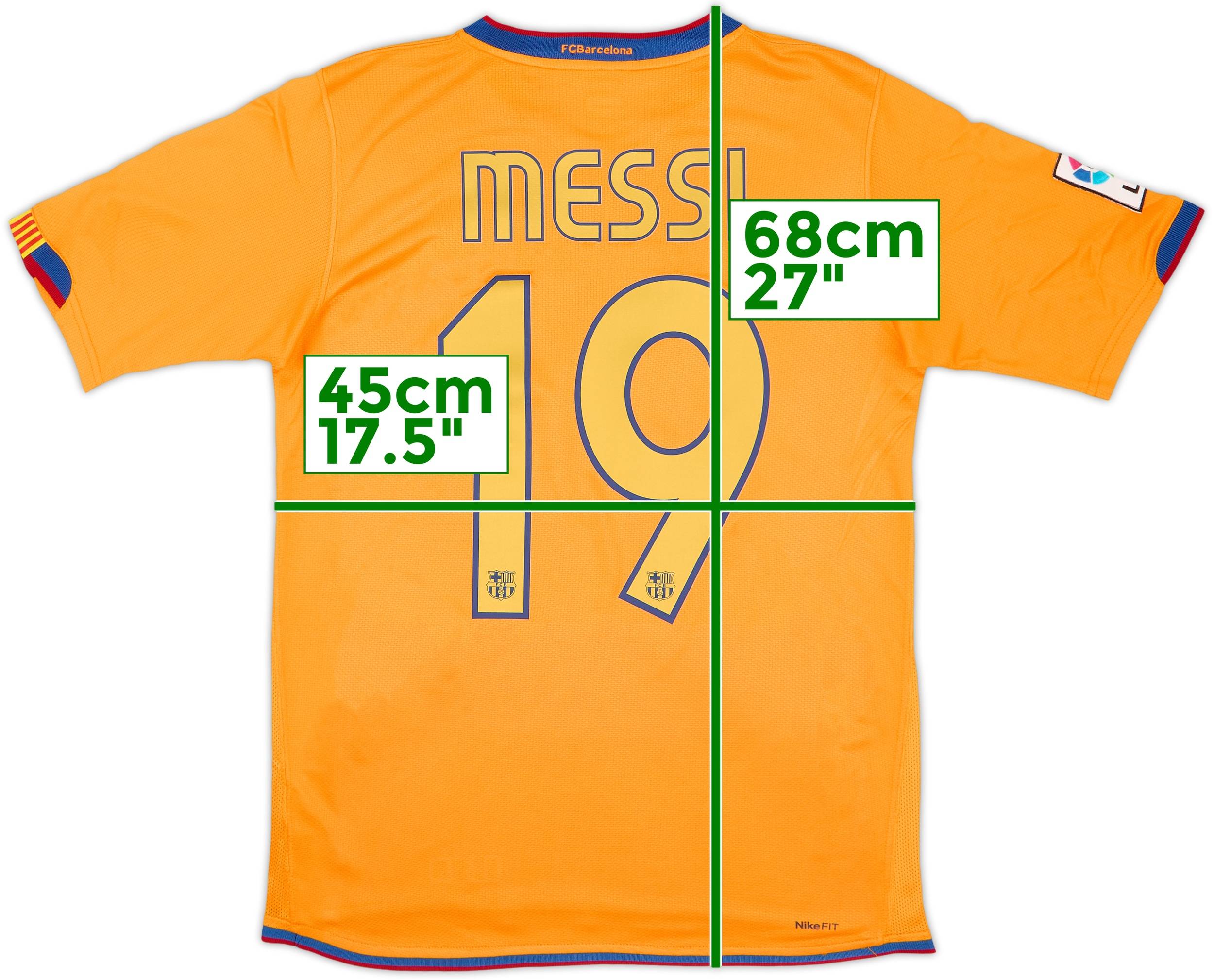 2006-08 Barcelona Away Shirt Messi #19 - 9/10 - (XL.Boys)