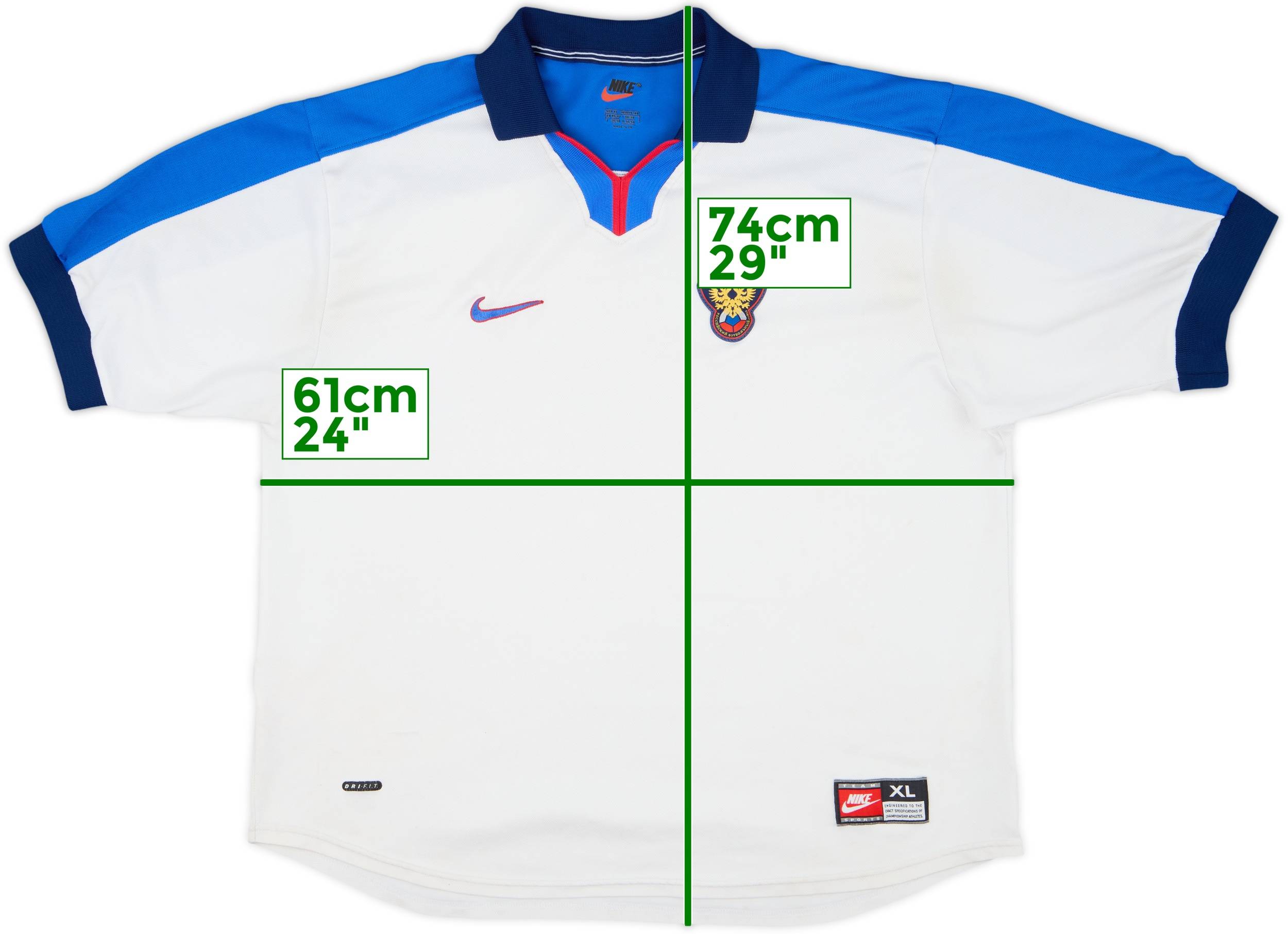 1998-00 Russia Home Shirt - 4/10 - (XL)