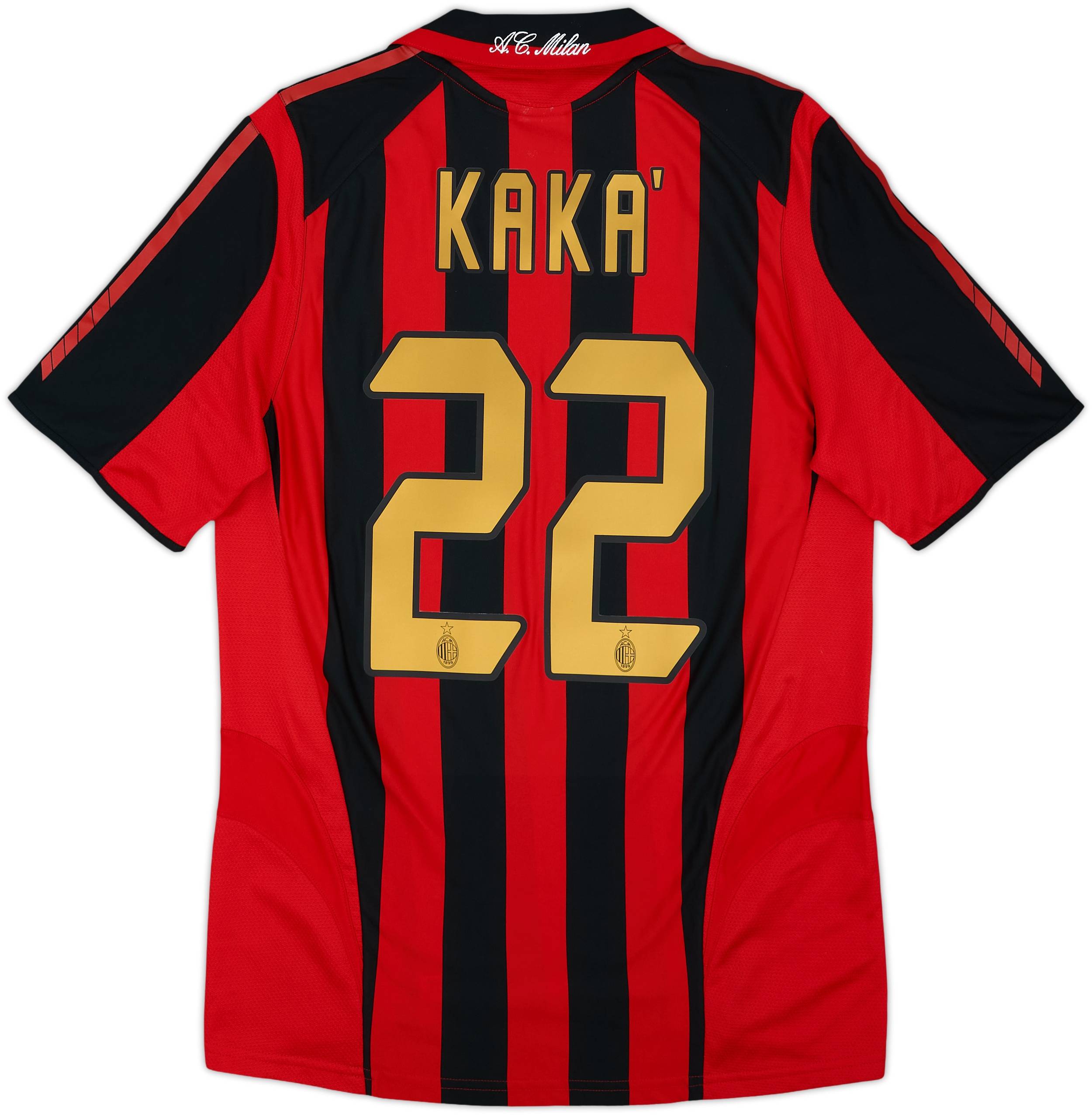 2005-06 AC Milan Home Shirt Kaka #22 - 8/10 - (S)