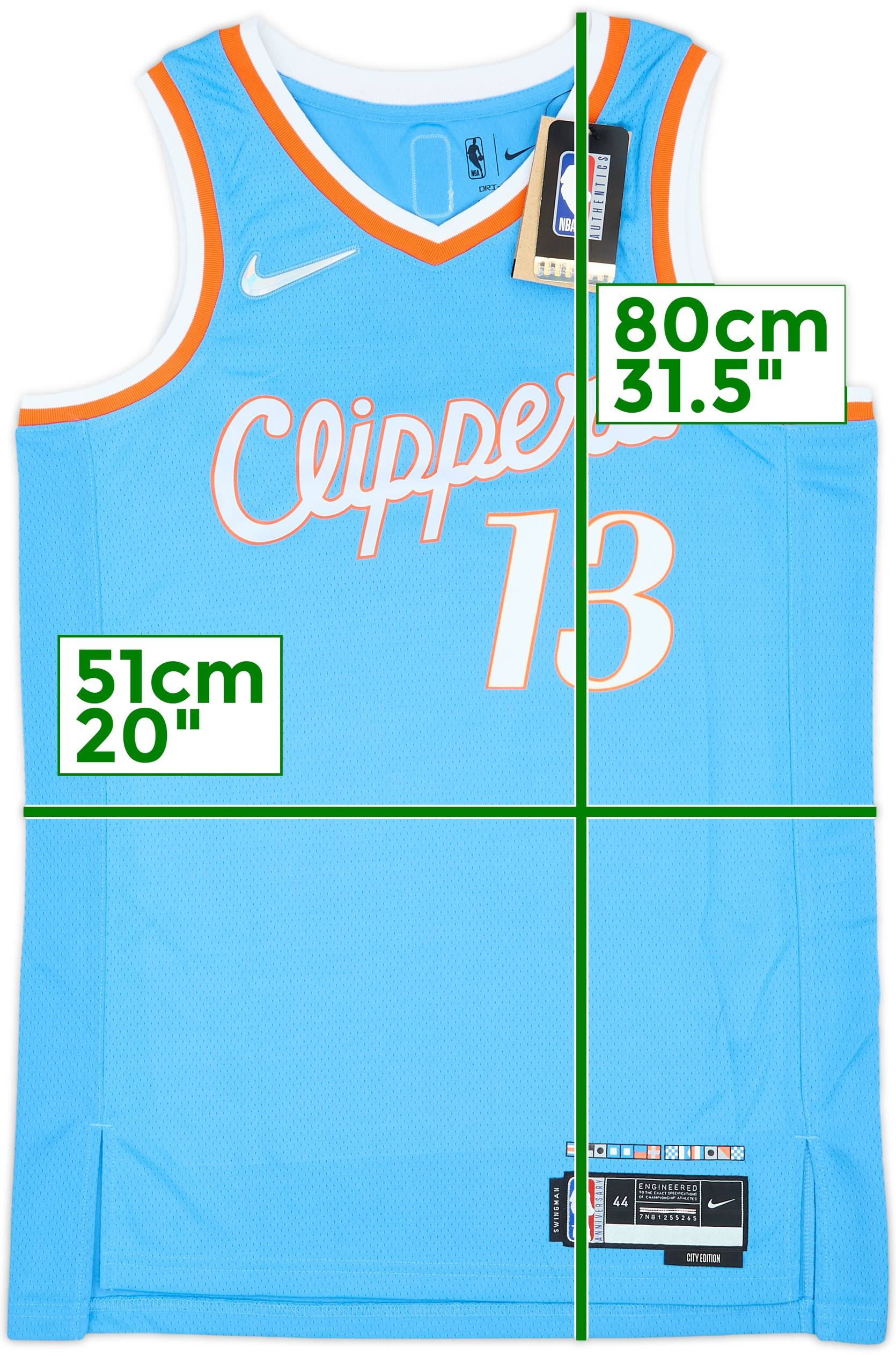 2021-22 LA Clippers George #13 Nike Swingman Alternate Jersey (M)