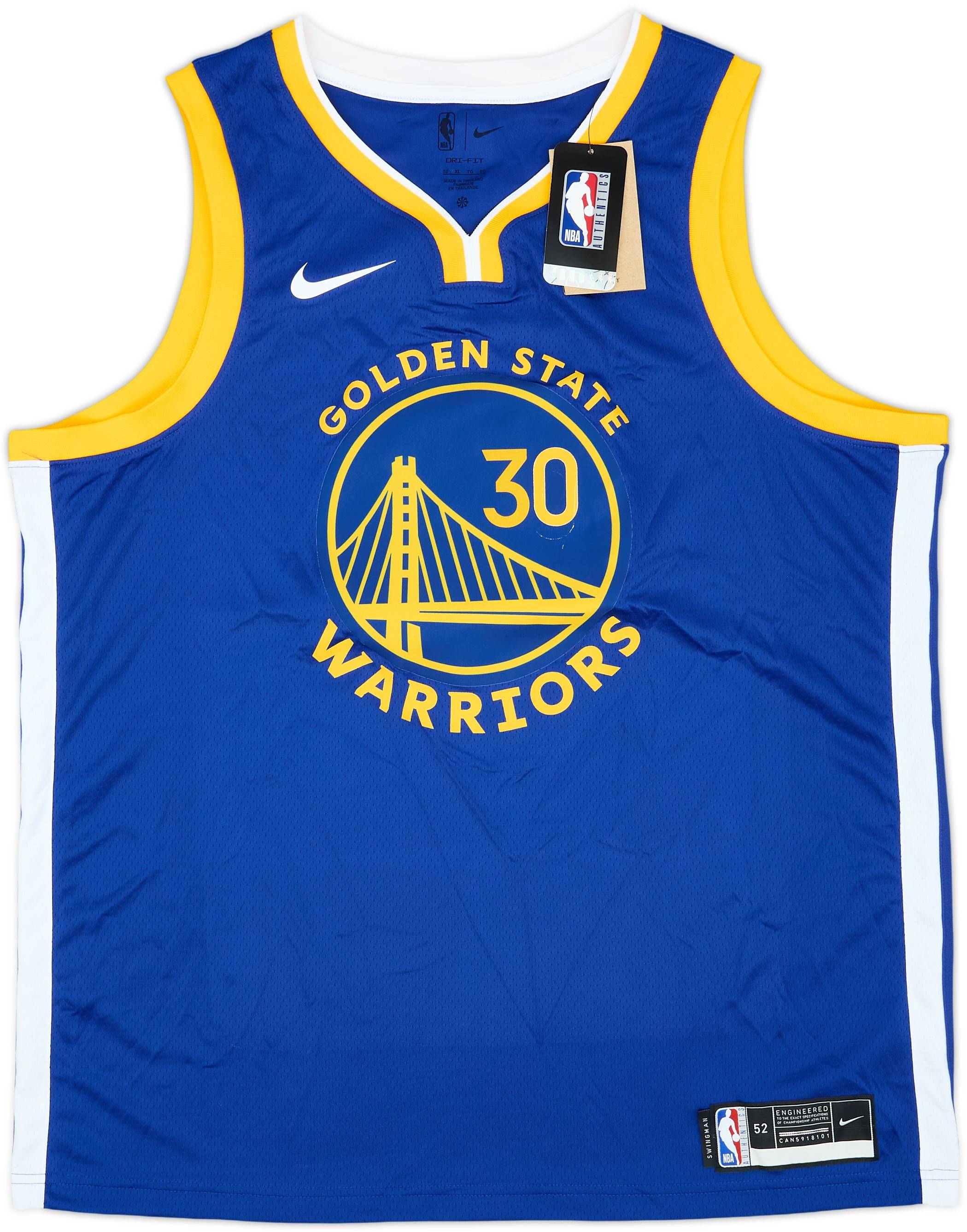 2019-26 Golden State Warriors Curry #30 Nike Swingman Away Jersey (XL)