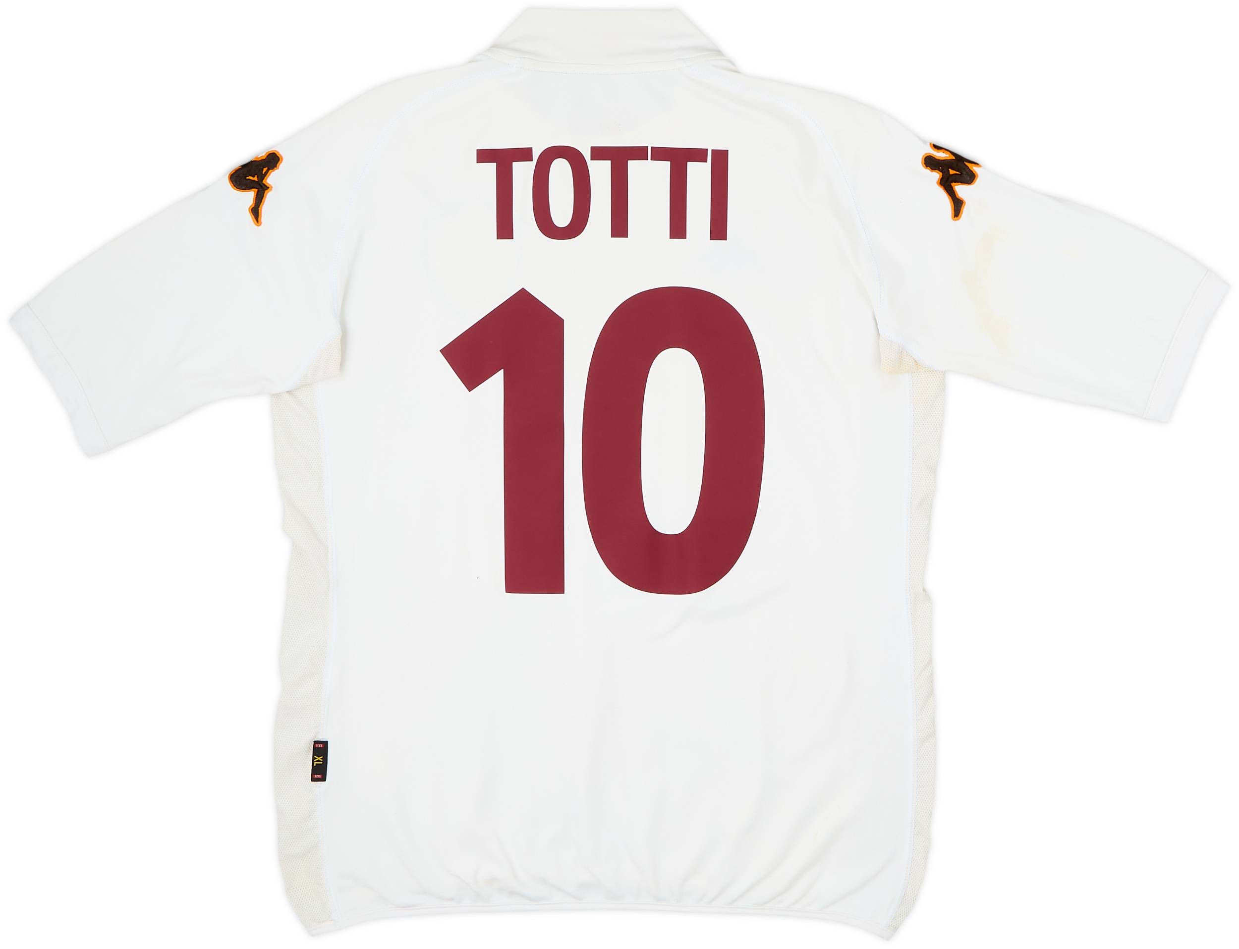 2002-03 Roma Away Shirt Totti #10 - 6/10 - (XL)